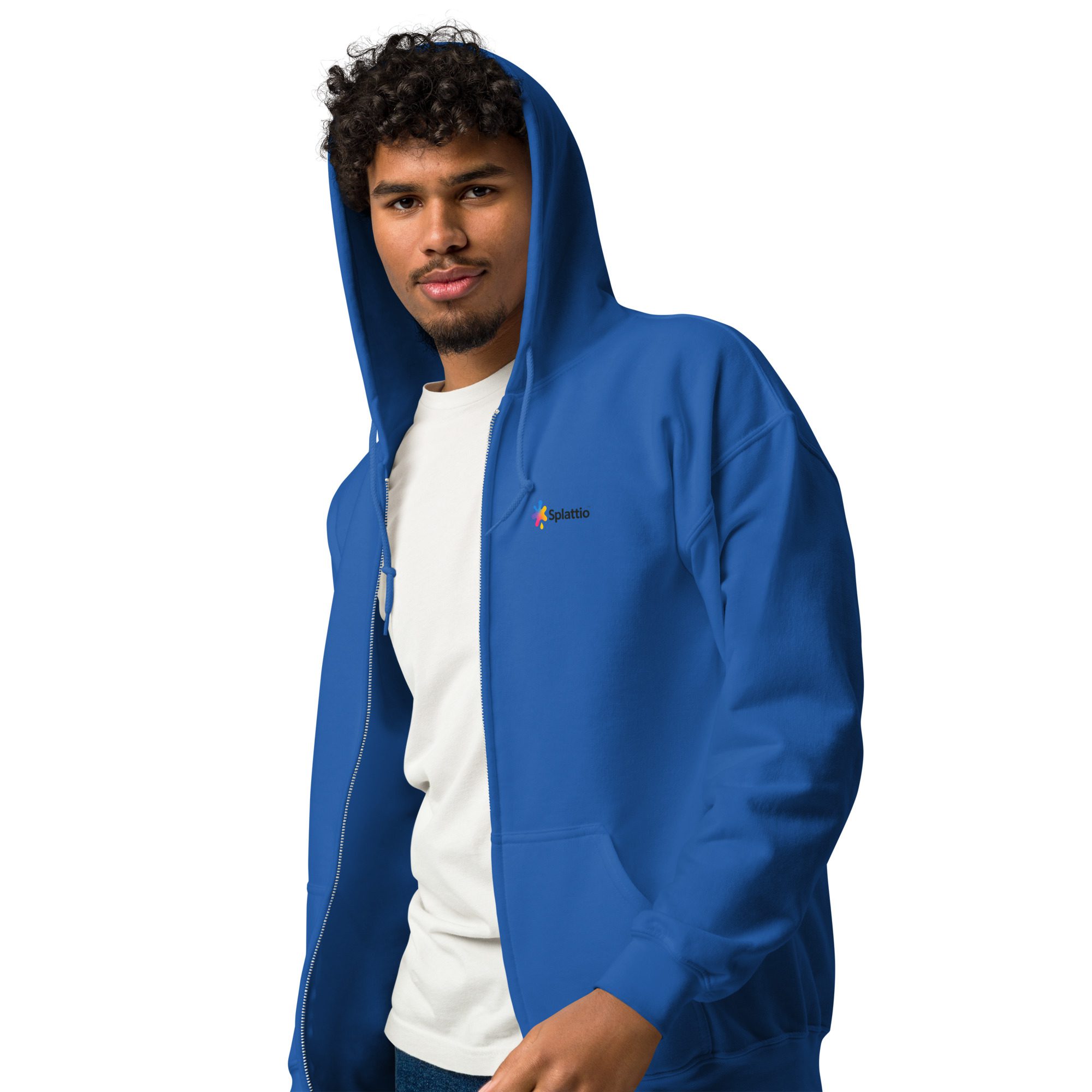Currently Unsupervised Raccoon - unisex zip hoodie - Image 2