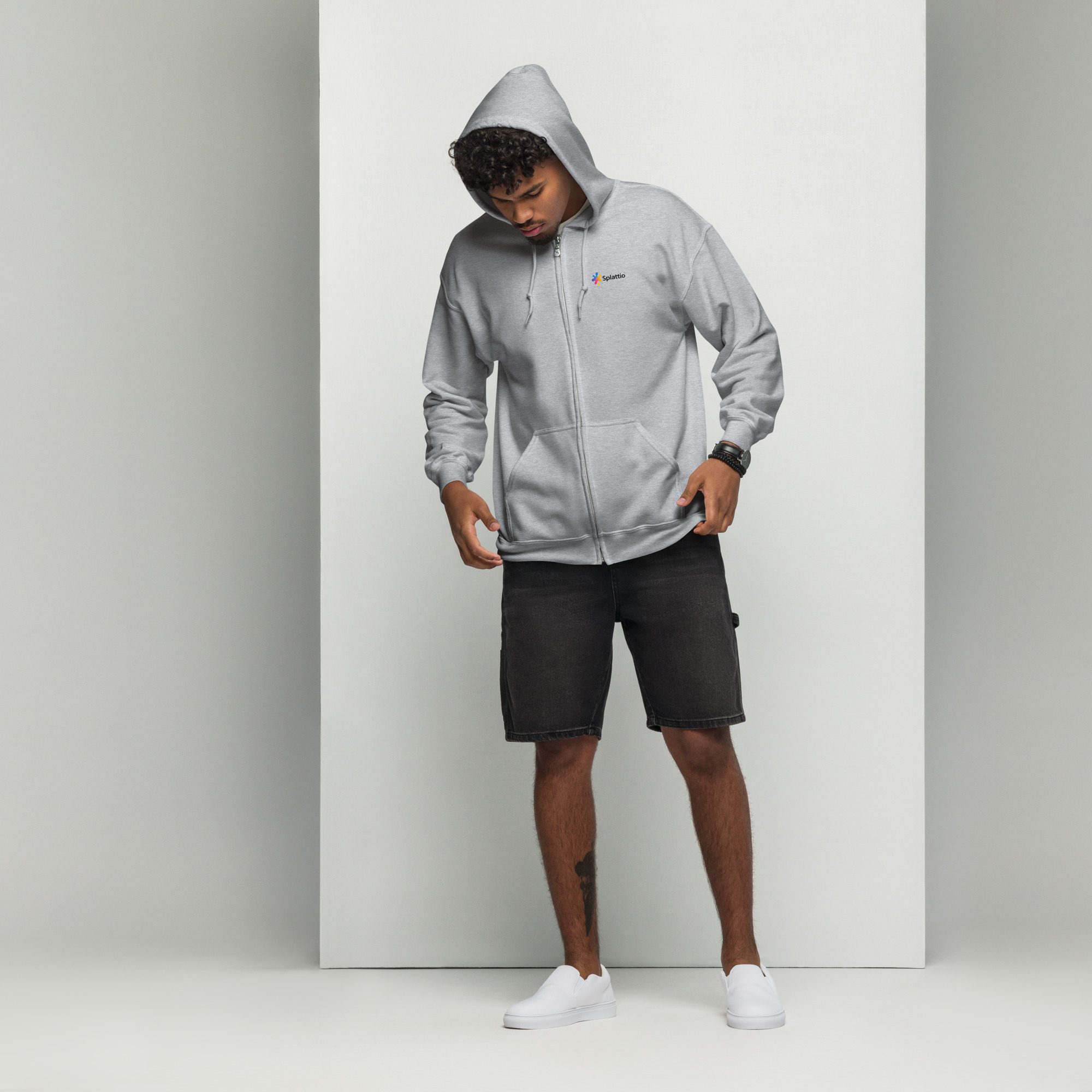 Currently Unsupervised Raccoon - unisex zip hoodie - Image 6