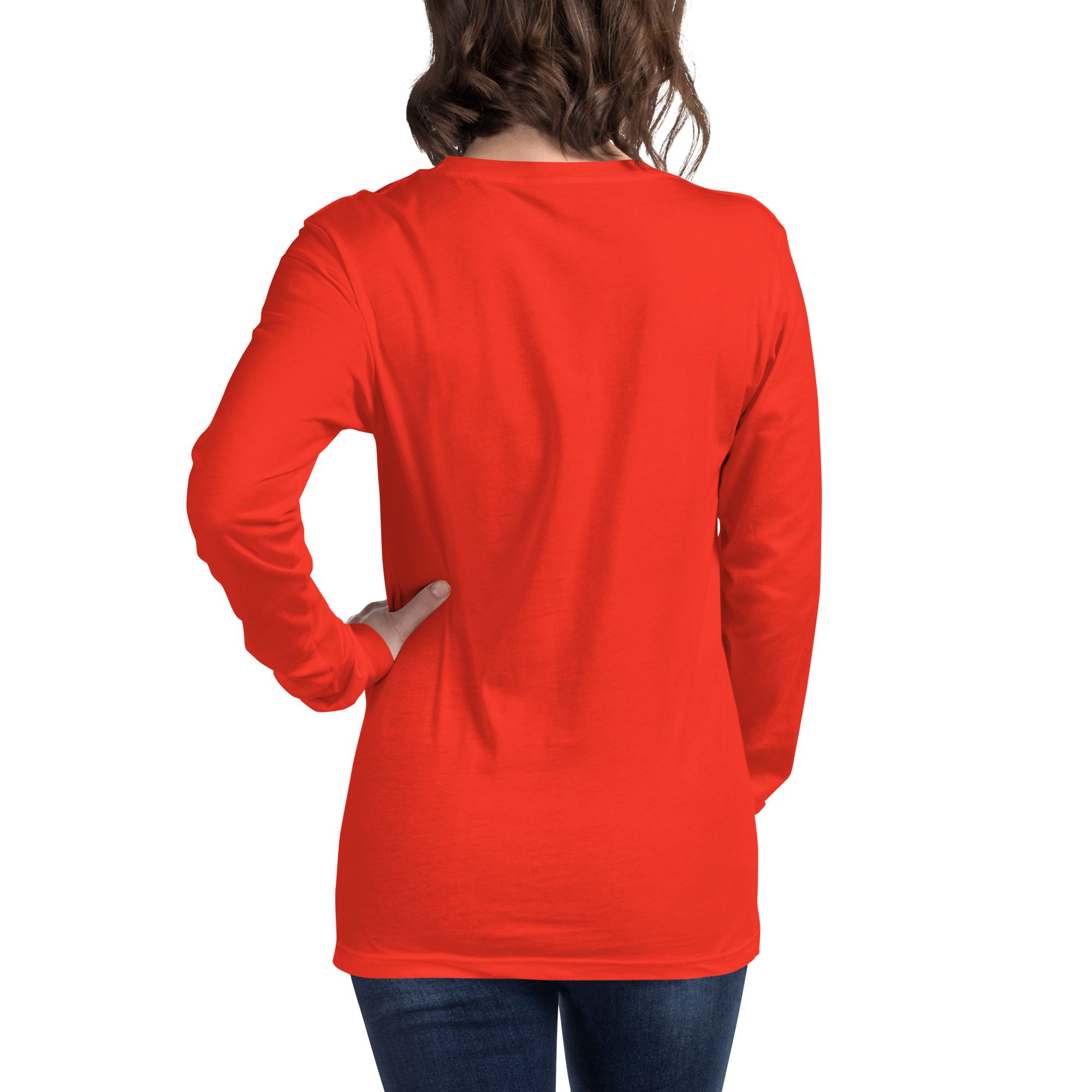 Splatty Squad Women’s Long Sleeve Shirt – Colorful Monster Crew Art - Image 6