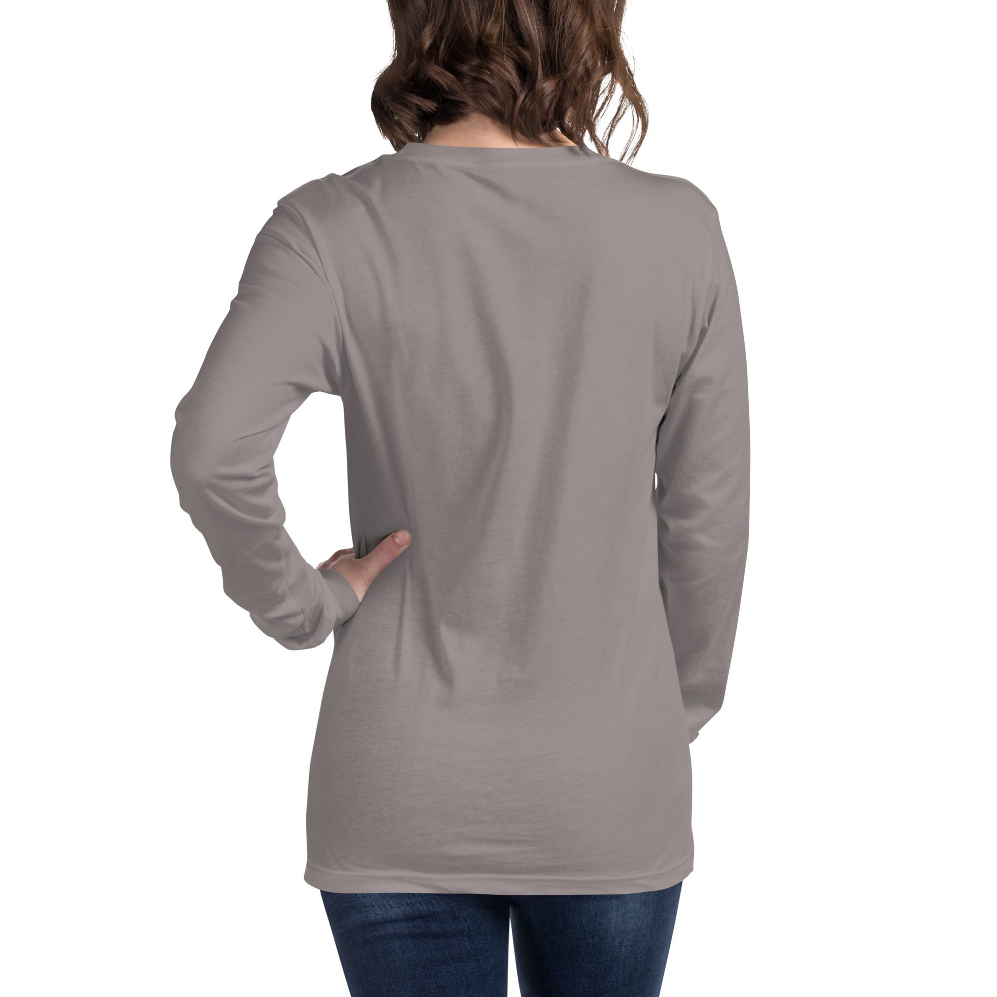 Splatty Squad Women’s Long Sleeve Shirt – Colorful Monster Crew Art - Image 10