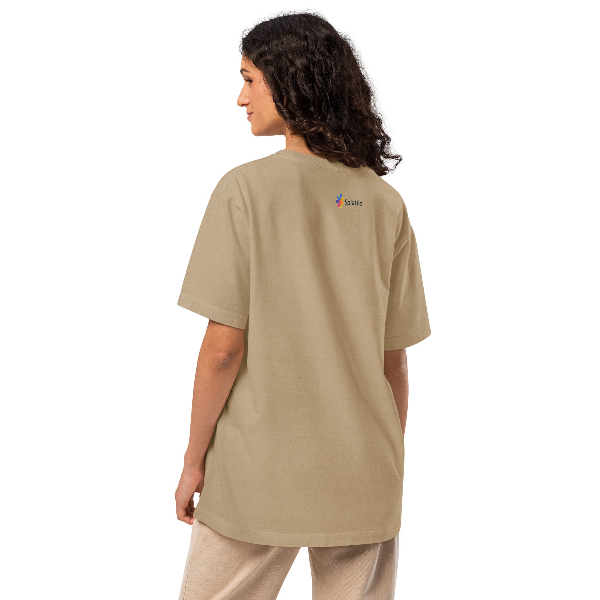 Happy Ghost Splash Unisex Oversized T-Shirt - Image 19