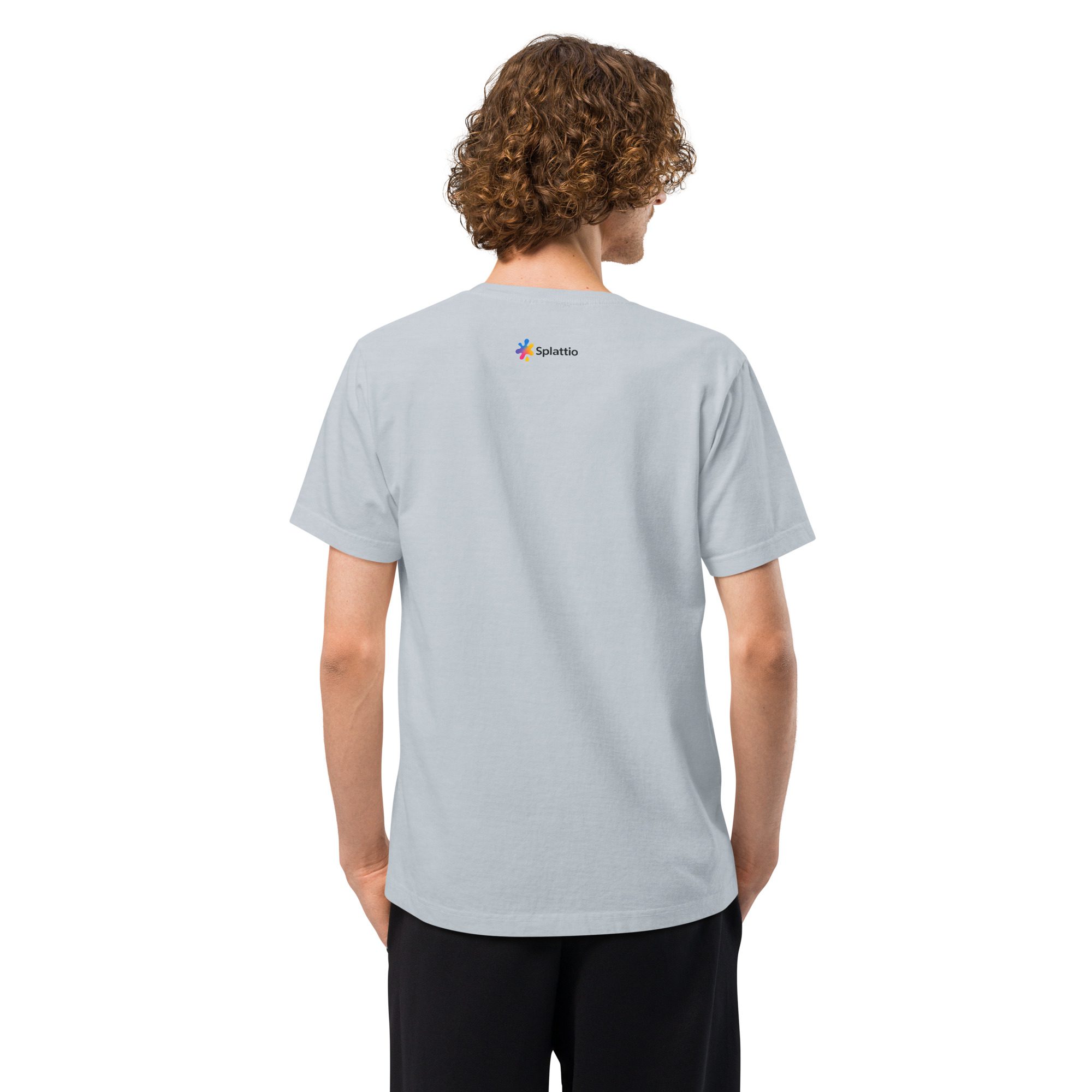Happy Ghost Splash Unisex Oversized T-Shirt - Image 9