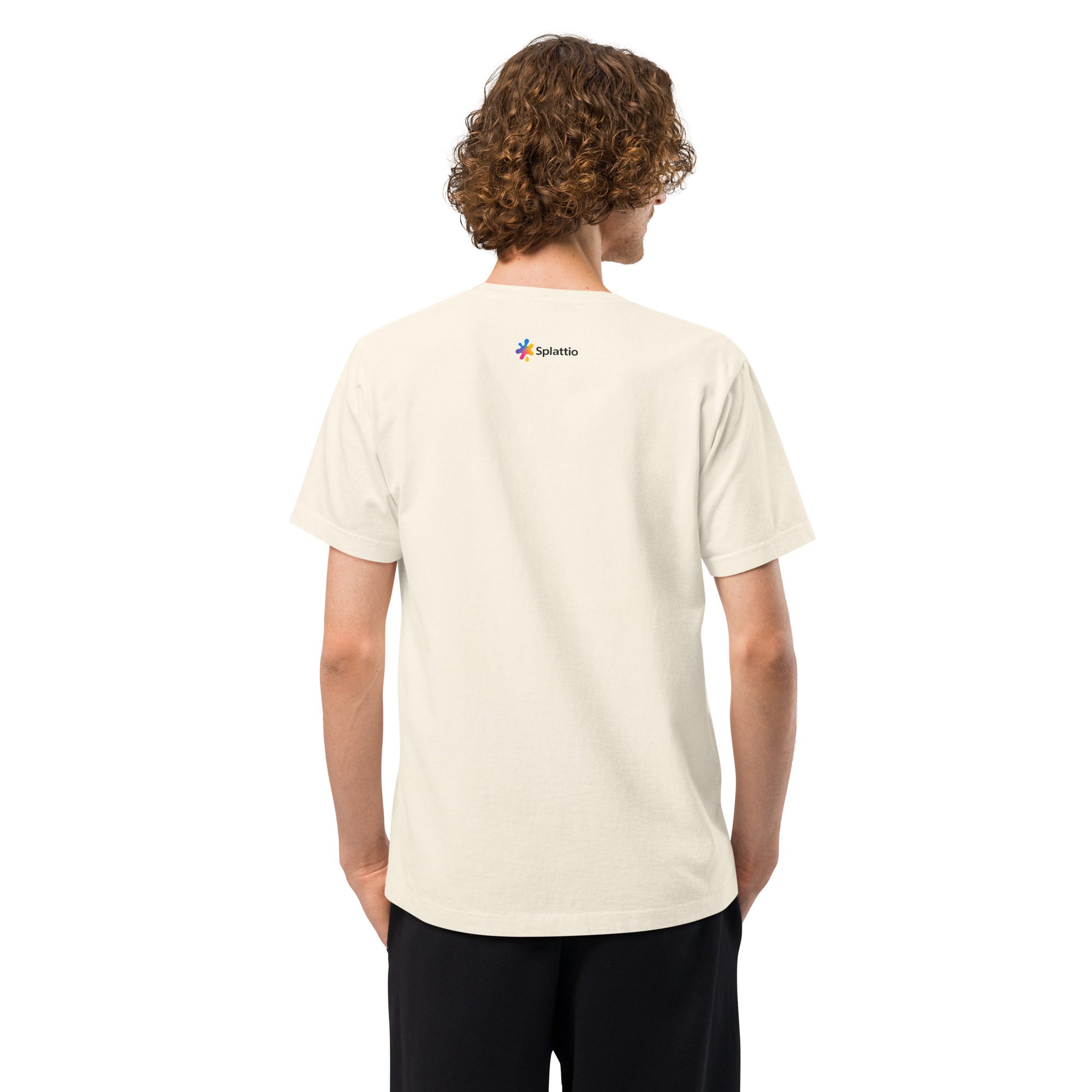 Happy Ghost Splash Unisex Oversized T-Shirt - Image 12