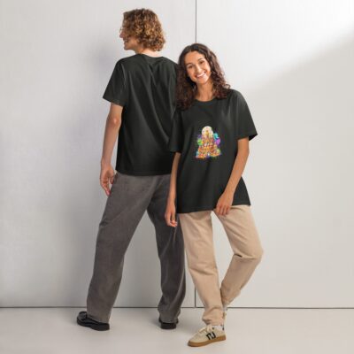 Haunted Castle Halloween Tee – Oversized Unisex
