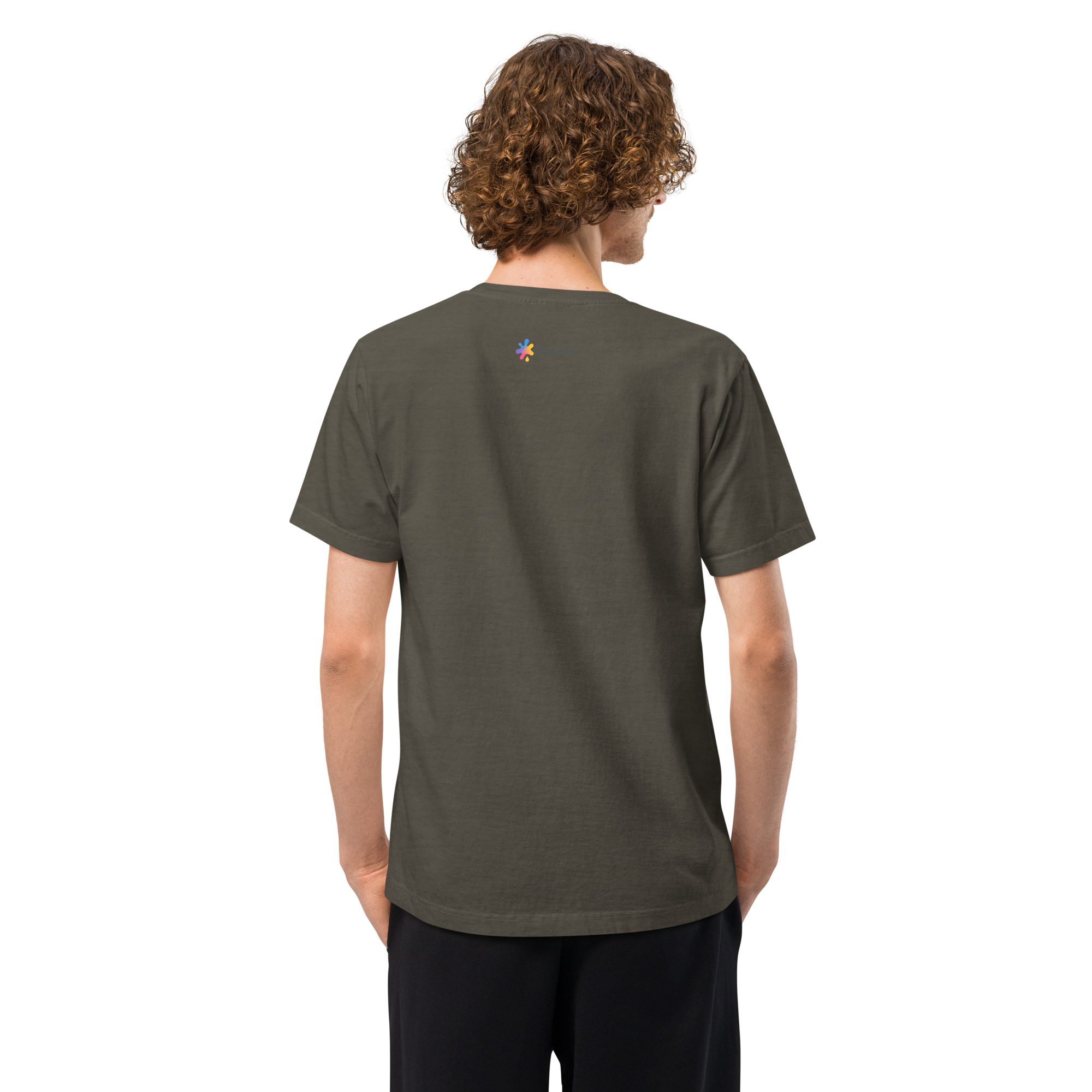 Happy Ghost Splash Unisex Oversized T-Shirt - Image 7