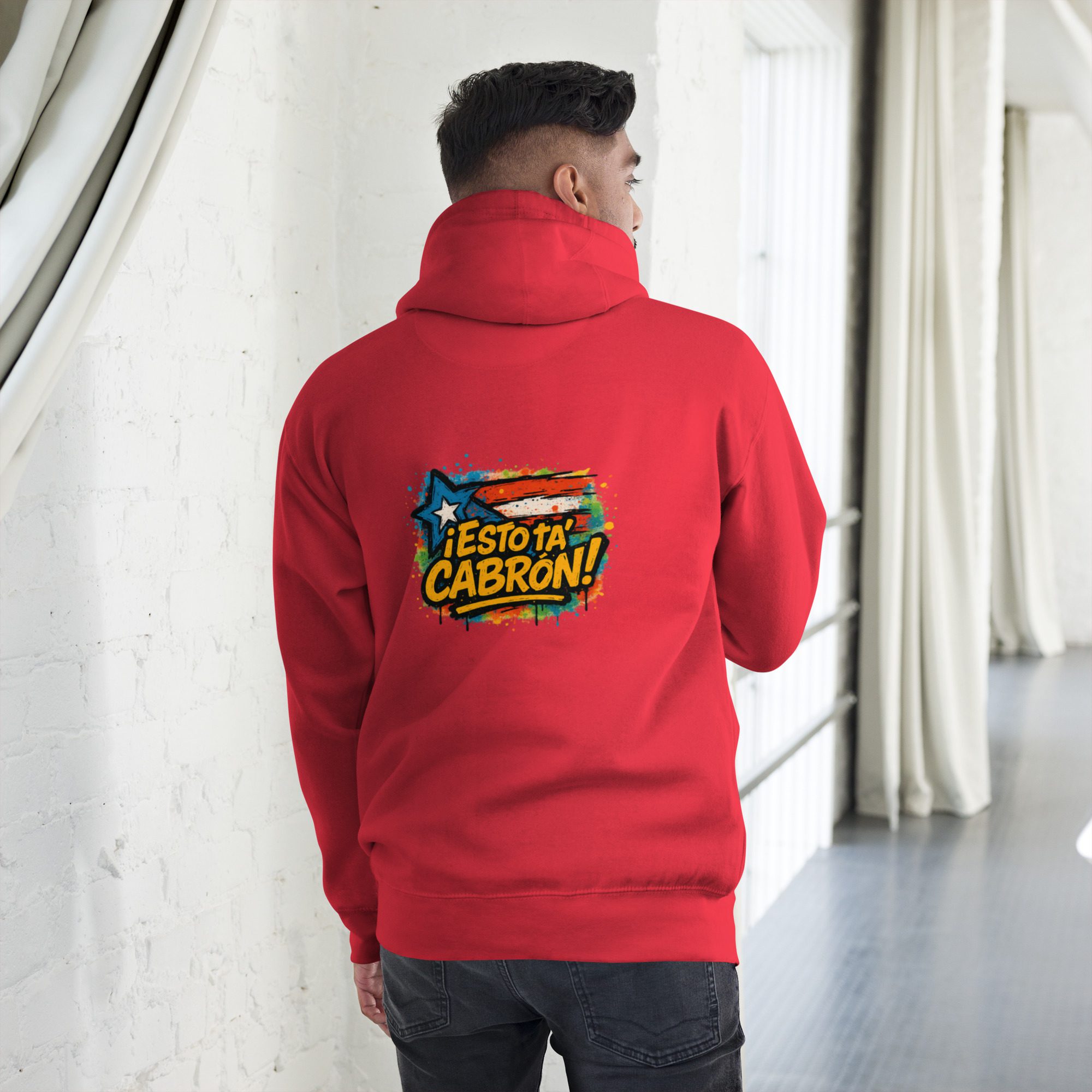 ¡Esto está cabrón! Unisex Hoodie – Puerto Rico Edition - Image 3