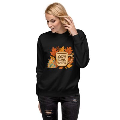 Cozy Days & Splatty Vibes Autumn Unisex Sweatshirt