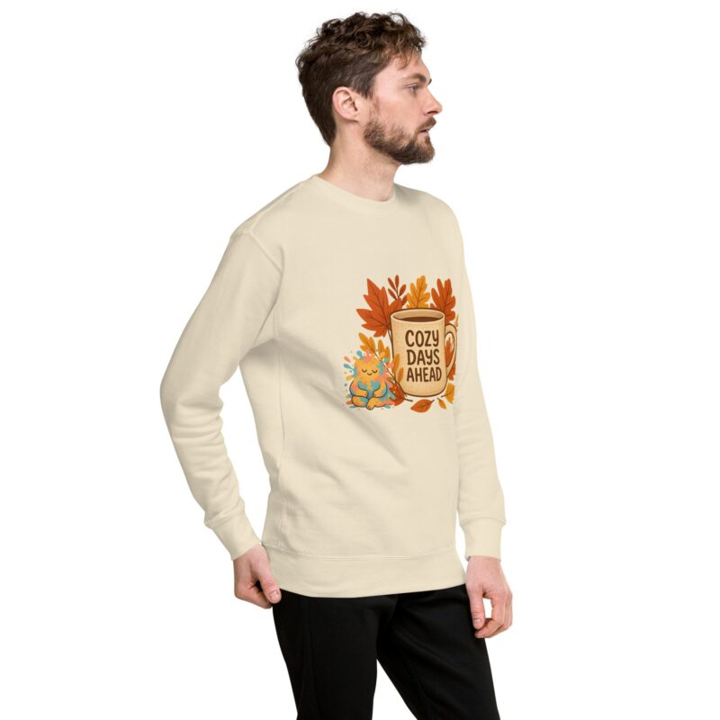 Cozy Days & Splatty Vibes Autumn Unisex Sweatshirt - Image 19