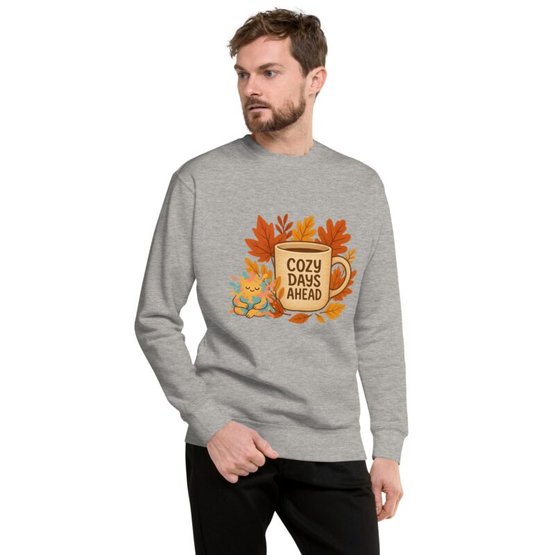 Cozy Days & Splatty Vibes Autumn Unisex Sweatshirt - Image 18