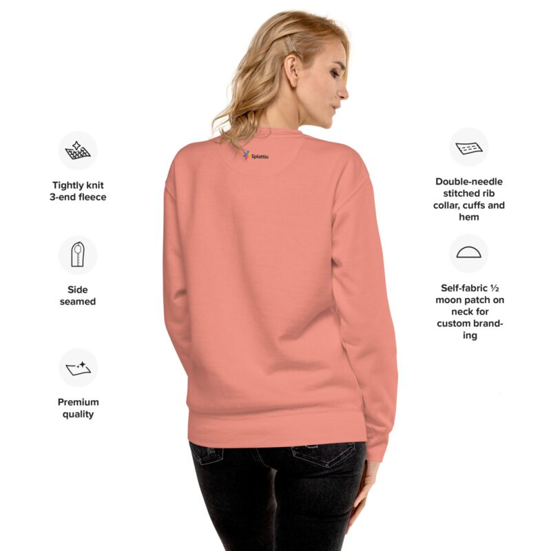 Cozy Days & Splatty Vibes Autumn Unisex Sweatshirt - Image 6