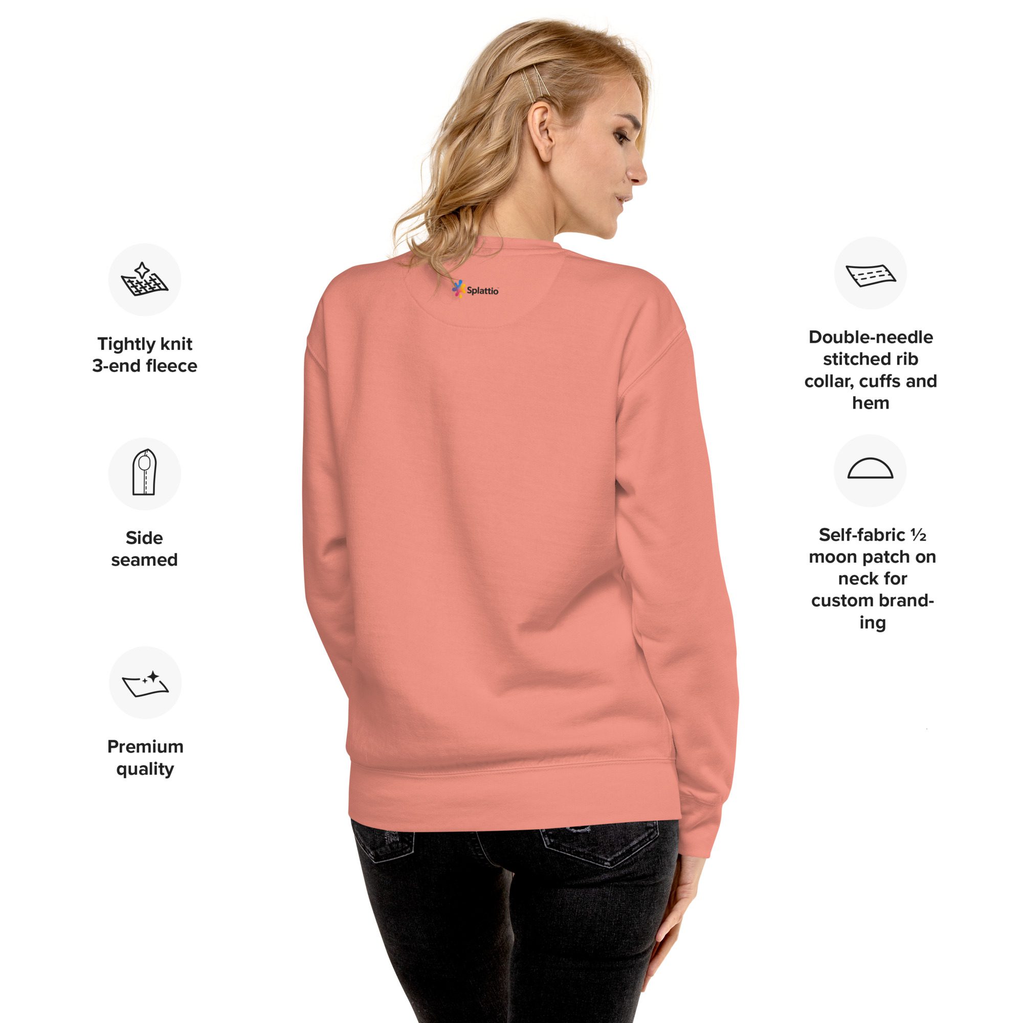 Cozy Days & Splatty Vibes Autumn Unisex Sweatshirt - Image 6