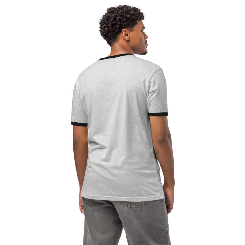 Retro Splash Ringer Tee – Vintage Car Unisex T-Shirt - Image 6