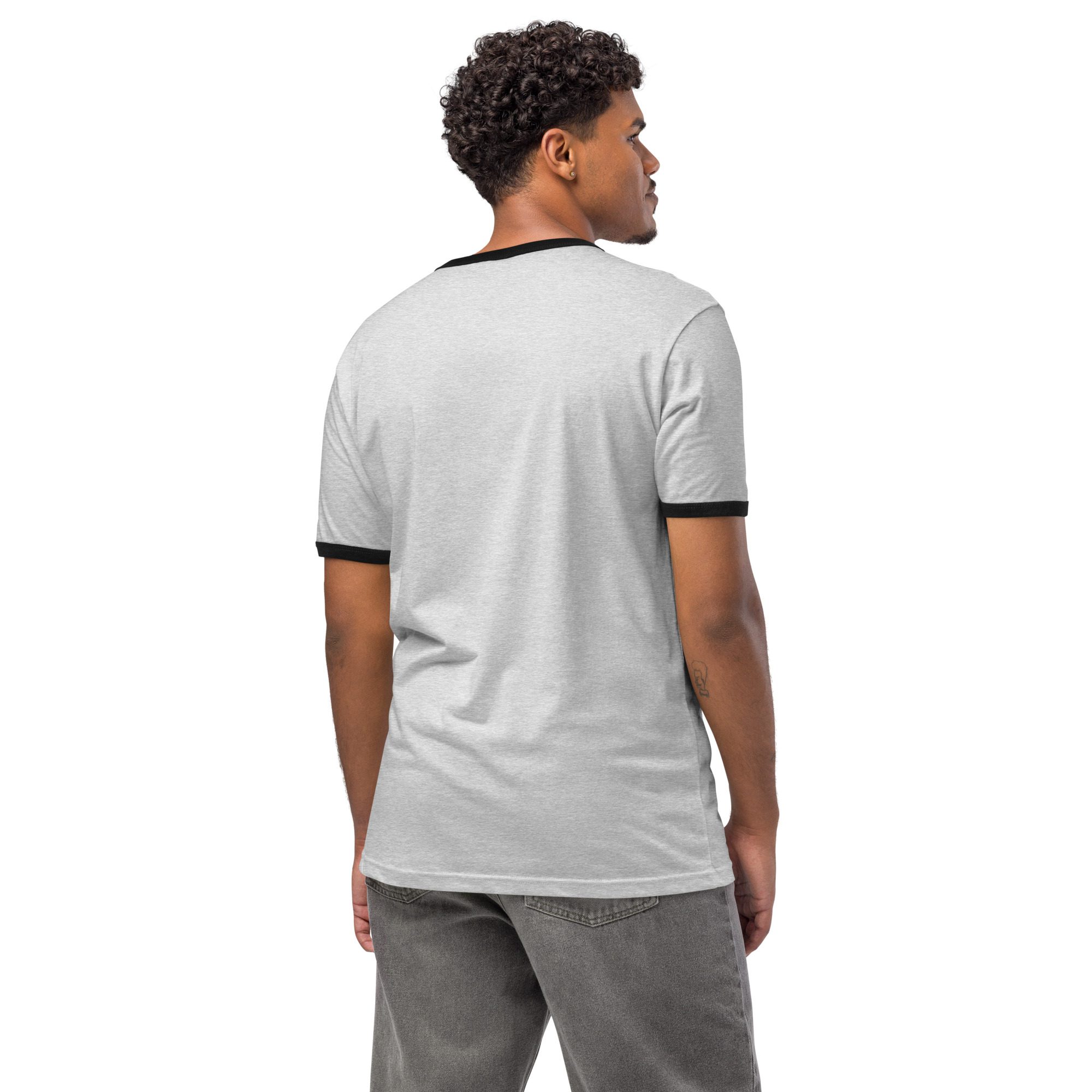 Retro Splash Ringer Tee – Vintage Car Unisex T-Shirt - Image 6