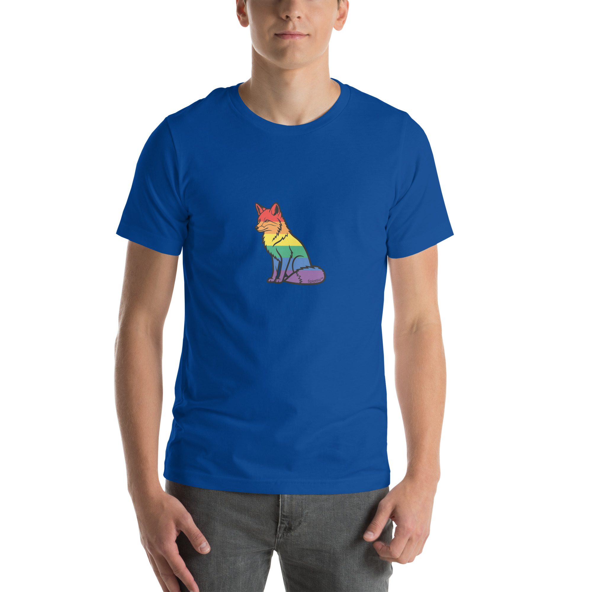 Rainbow Fox Pride Unisex Tee – Expressive Colors Edition - Image 19