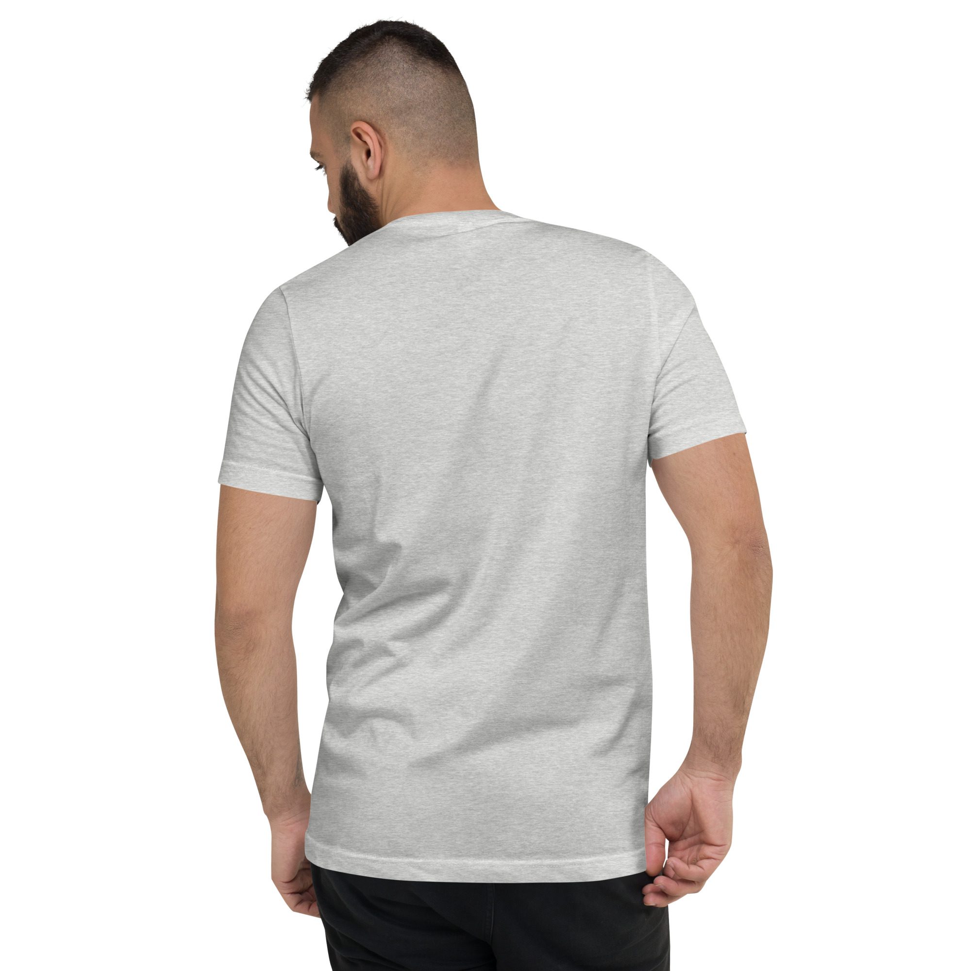 Froggy Splash Unisex V-Neck Tee – Winking Fun Edition - Image 2