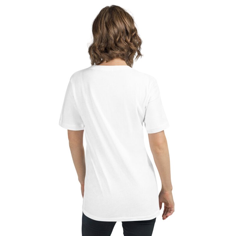 Froggy Splash Unisex V-Neck Tee – Winking Fun Edition - Image 7