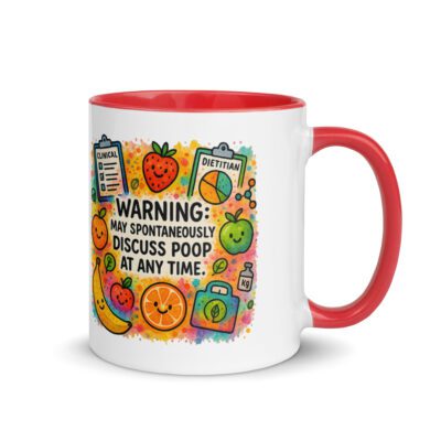 Spontaneous Poop Talks Mug – Healthcare Humor Edition