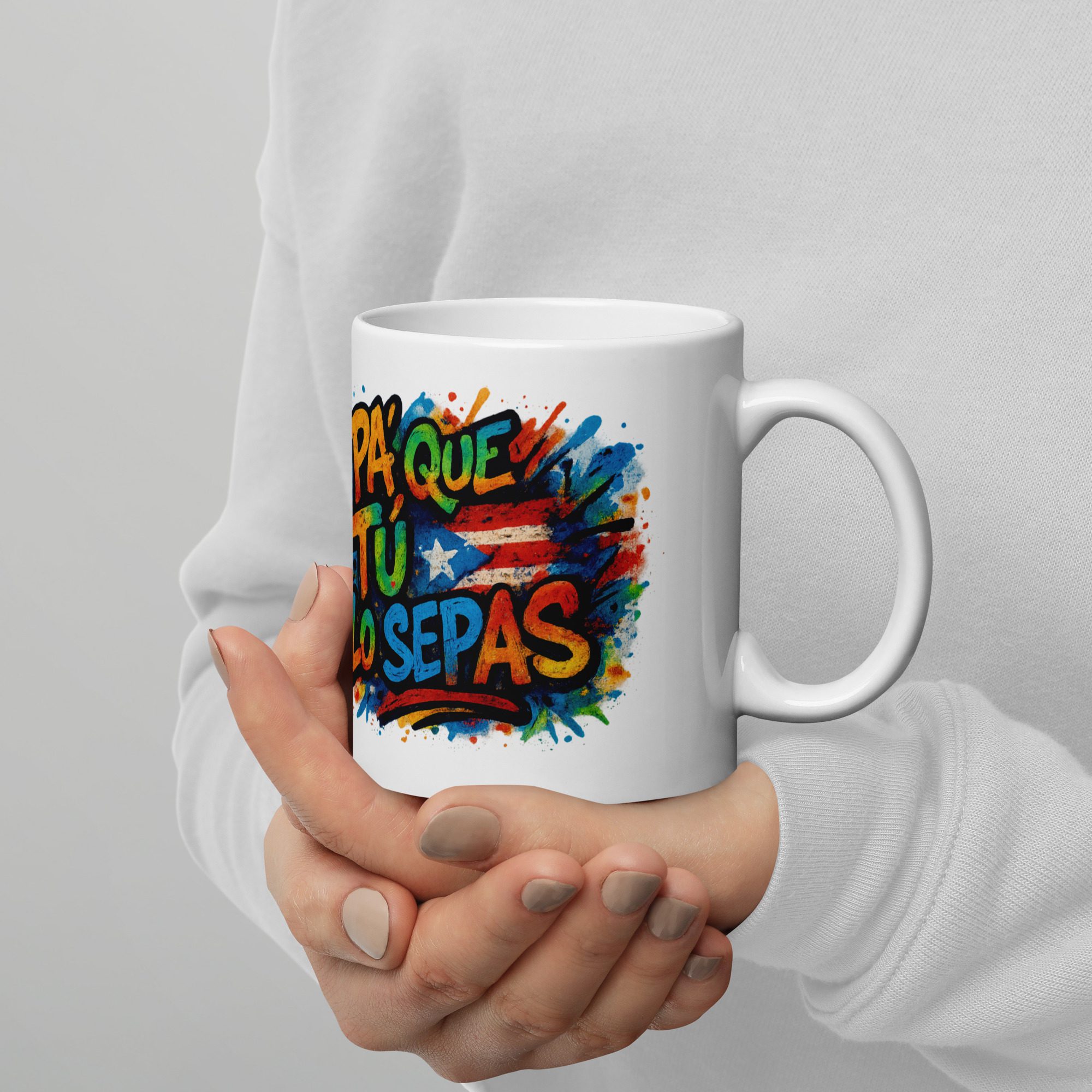 “Pa’ Que Tú Lo Sepas” Puerto Rican Pride Mug - Image 3