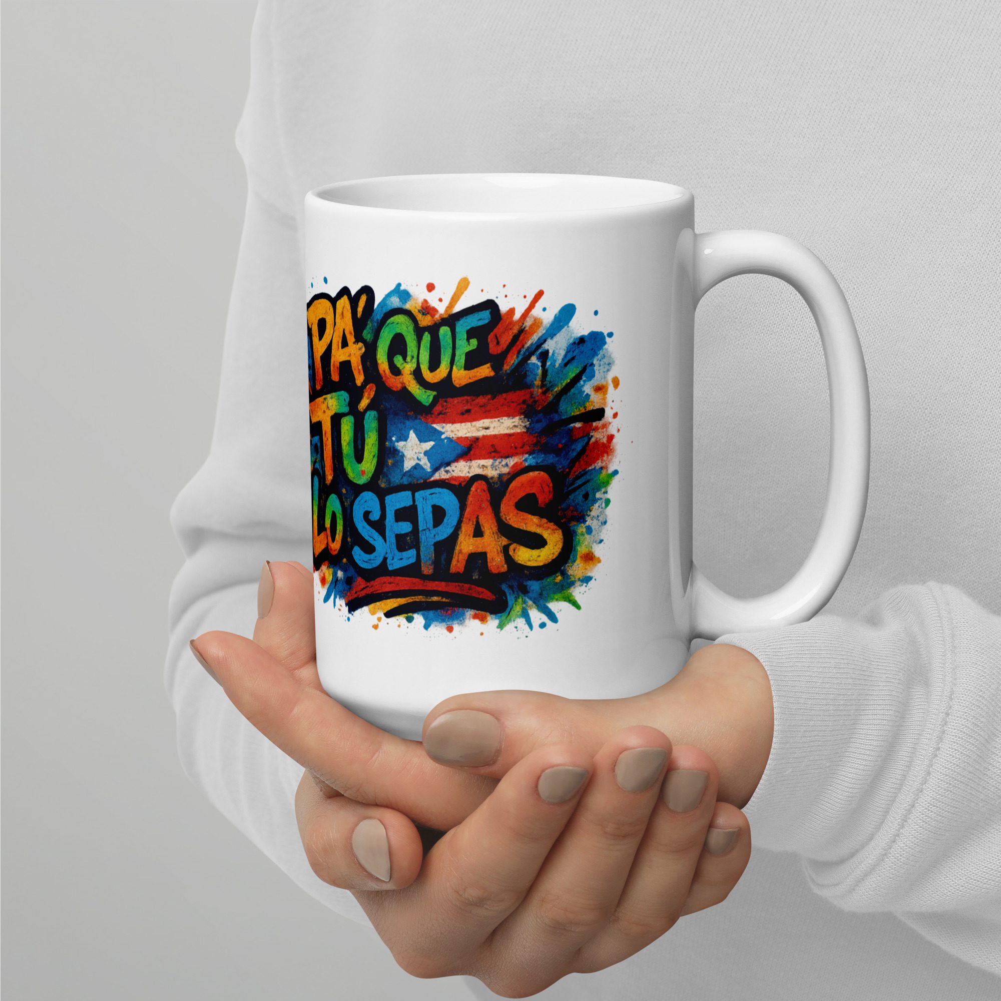“Pa’ Que Tú Lo Sepas” Puerto Rican Pride Mug - Image 5
