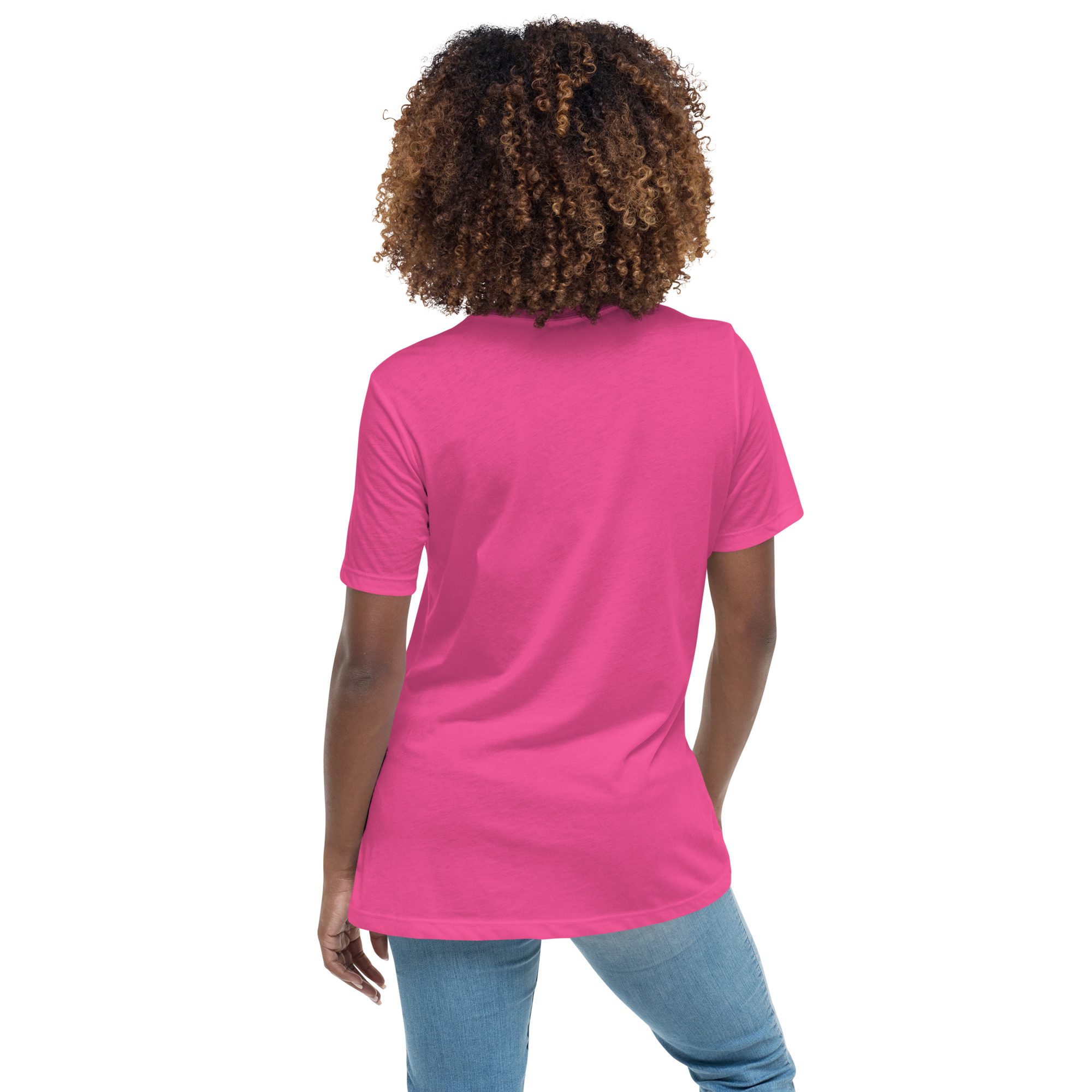 Women’s Relaxed T-Shirt – “Vibrant Pup” Design - Image 3