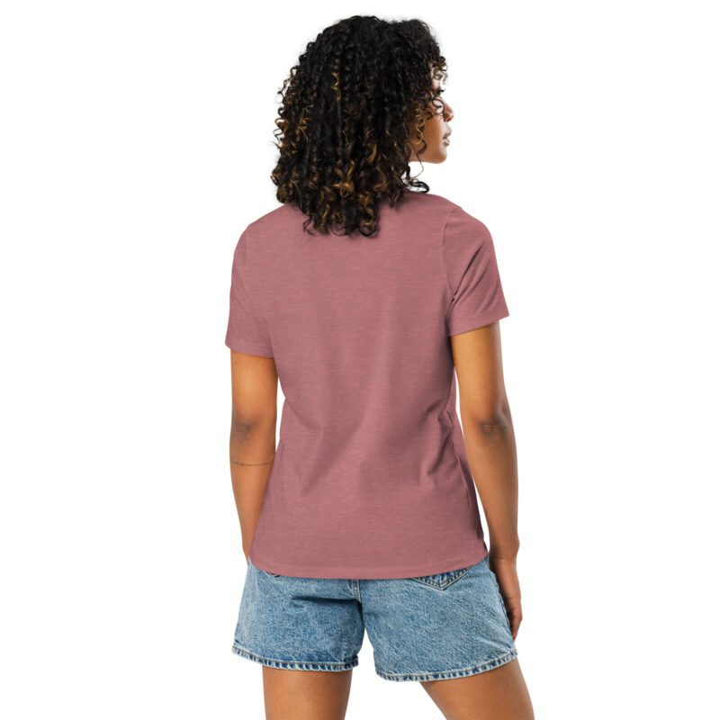 Color Splash Vampire Women’s Relaxed T-Shirt | Fun Halloween Cartoon Tee - Image 10