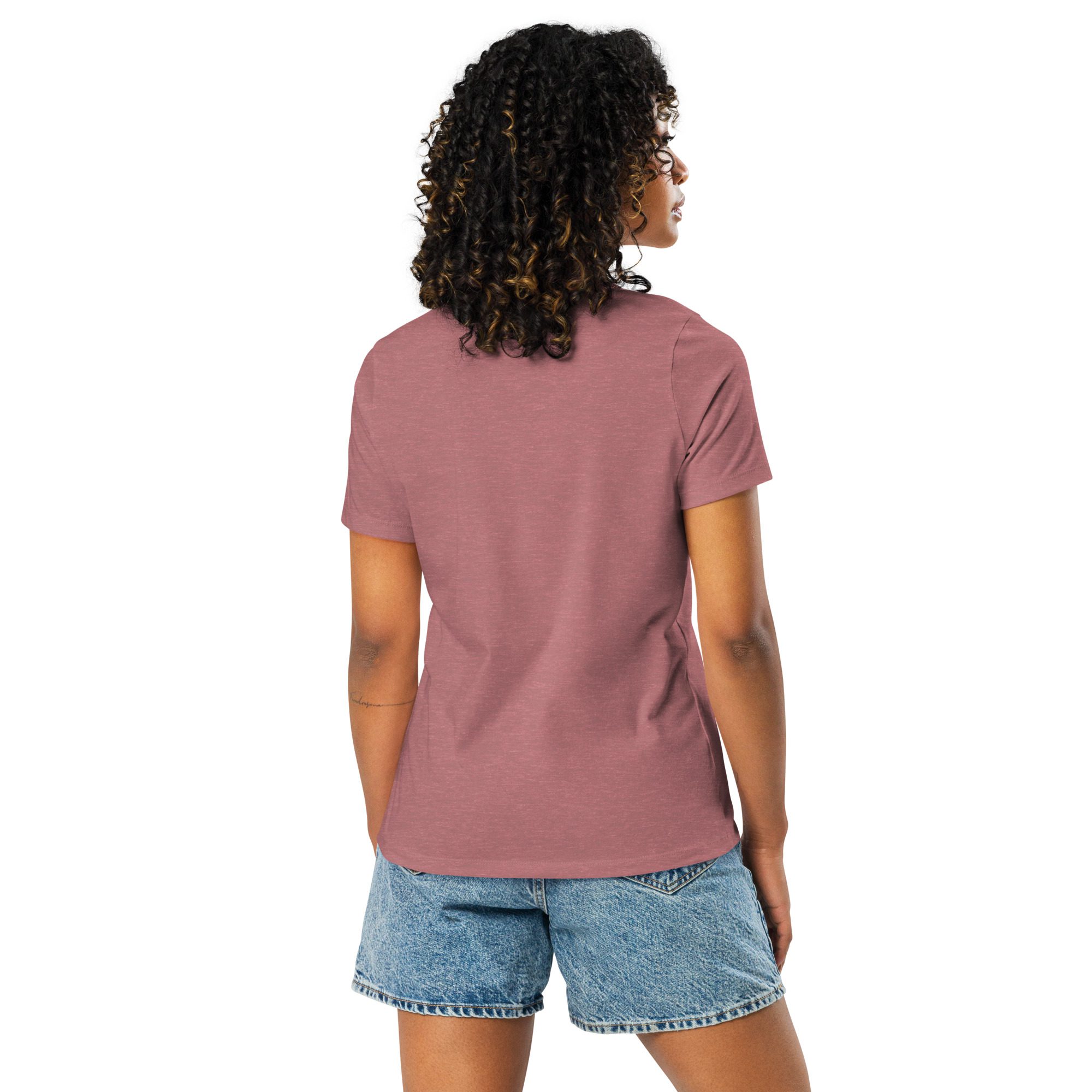 Color Splash Vampire Women’s Relaxed T-Shirt | Fun Halloween Cartoon Tee - Image 10