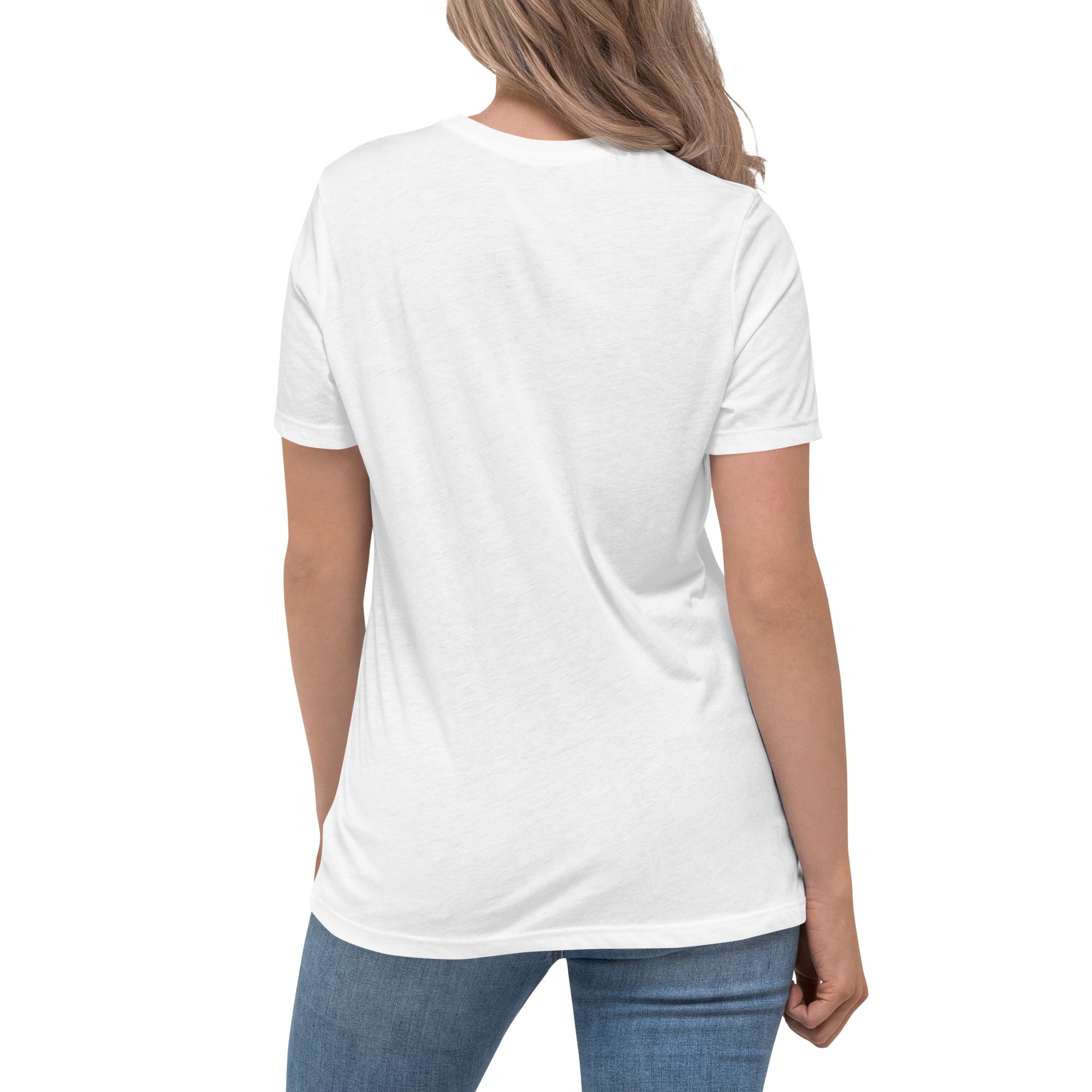 Color Splash Vampire Women’s Relaxed T-Shirt | Fun Halloween Cartoon Tee - Image 4