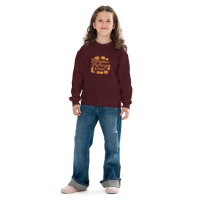 Pumpkin Picking Crew Kids’ Unisex Sweatshirt