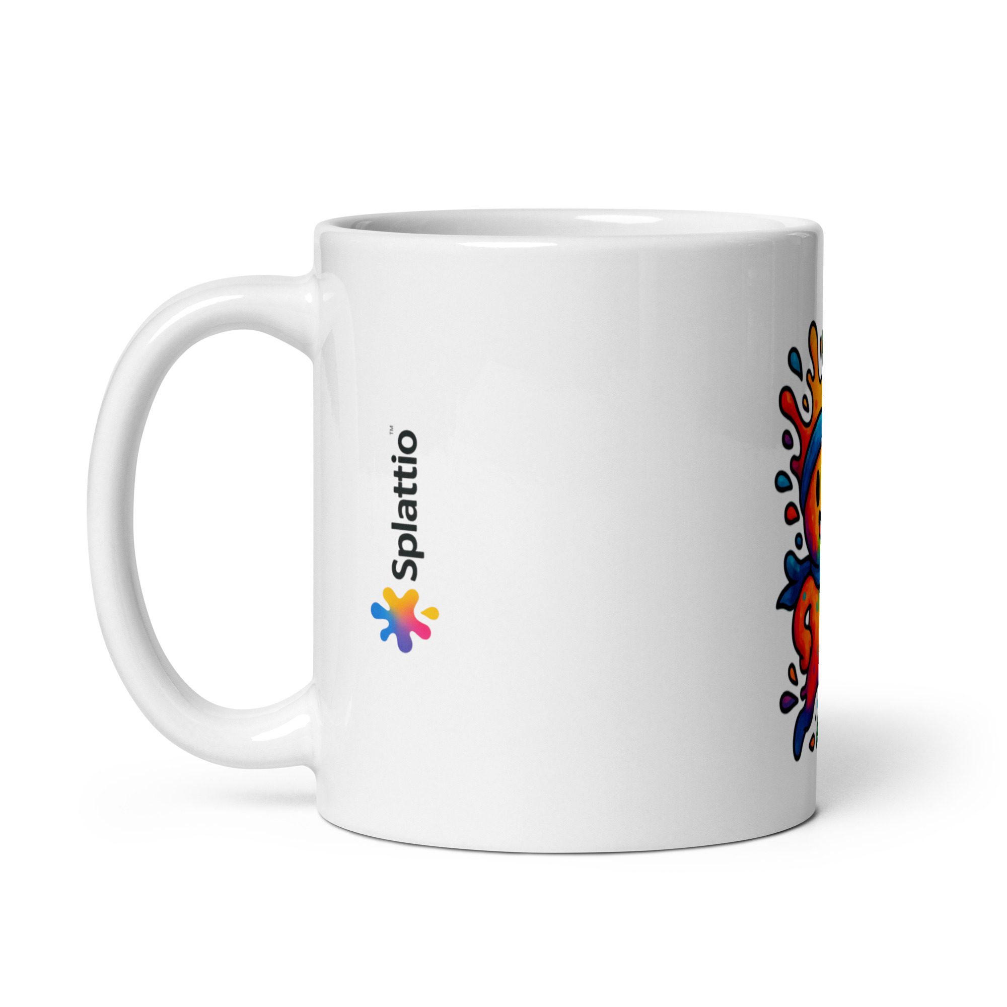 Fueled by Coffee & Creativity – Splatty Artist Mug (11oz, 15oz, 20oz) - Image 3