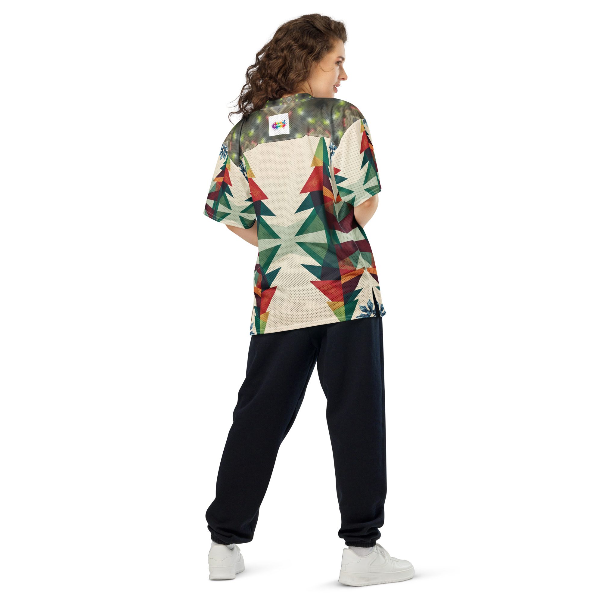 Frostlight Geometry — Unisex Modern Football Jersey - Image 5