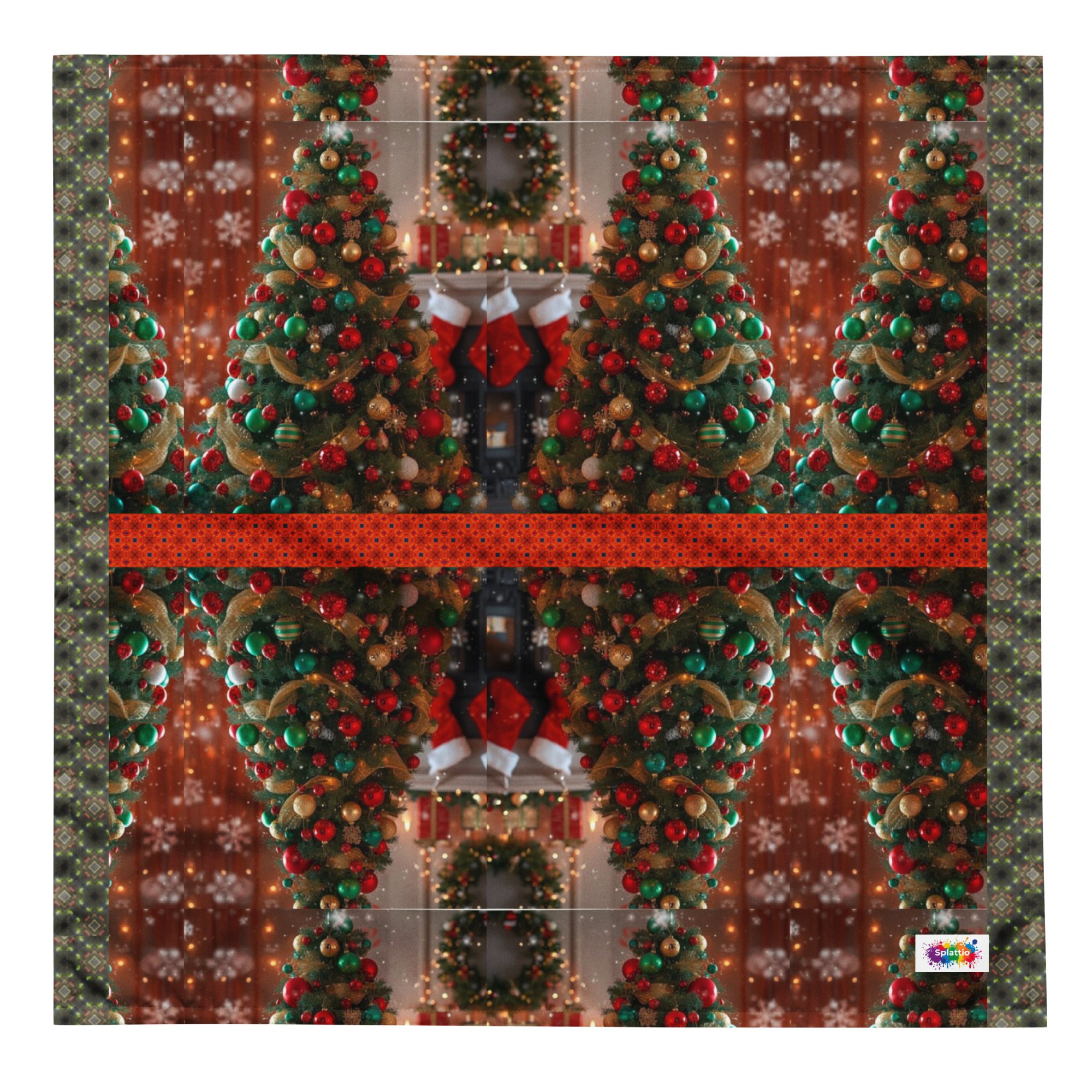 Twilight Hearth — All-Over Print Bandana - Image 5