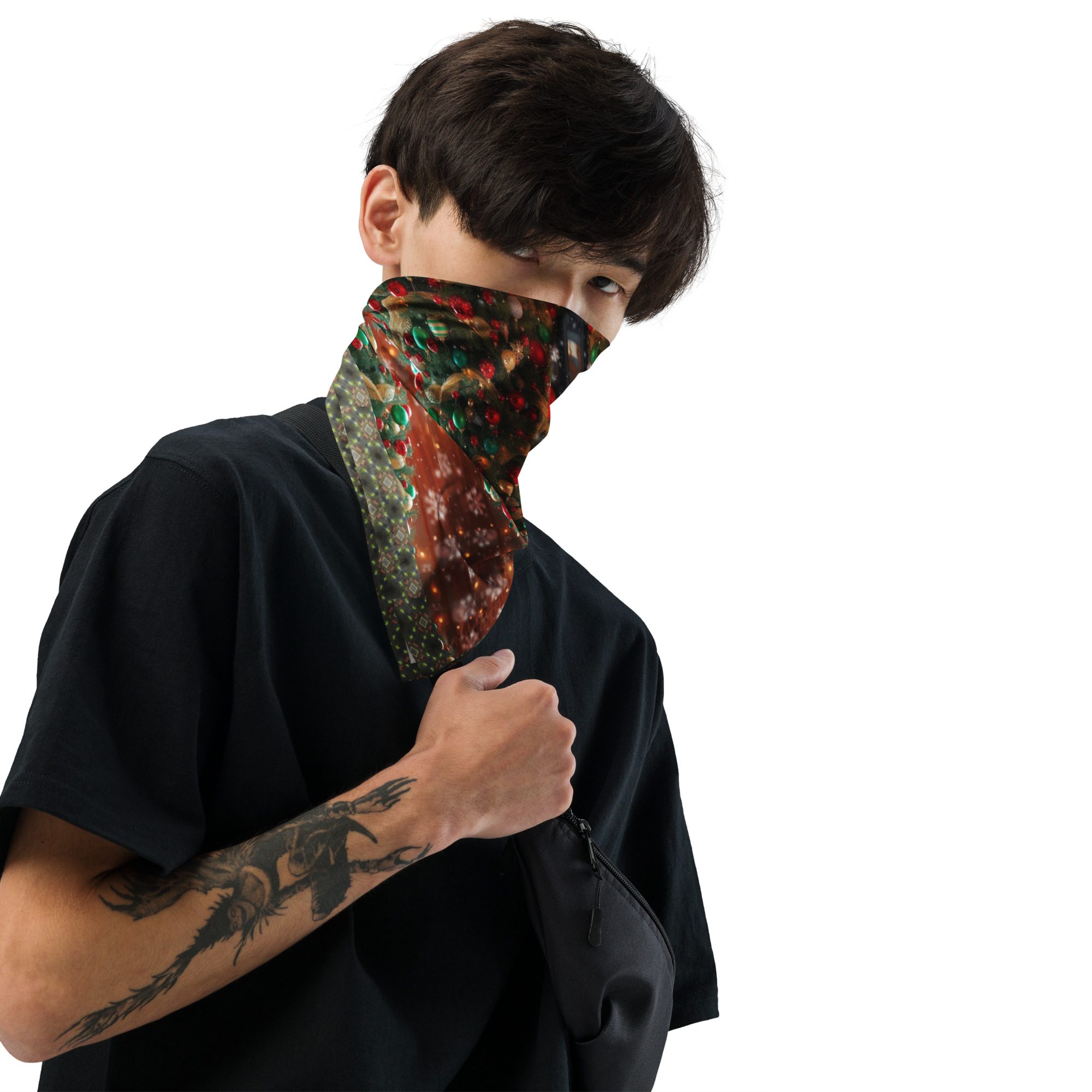 Twilight Hearth — All-Over Print Bandana - Image 6