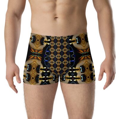 Afterglow’s Noir Mirage – Artistic All-Over Print Boxer Briefs