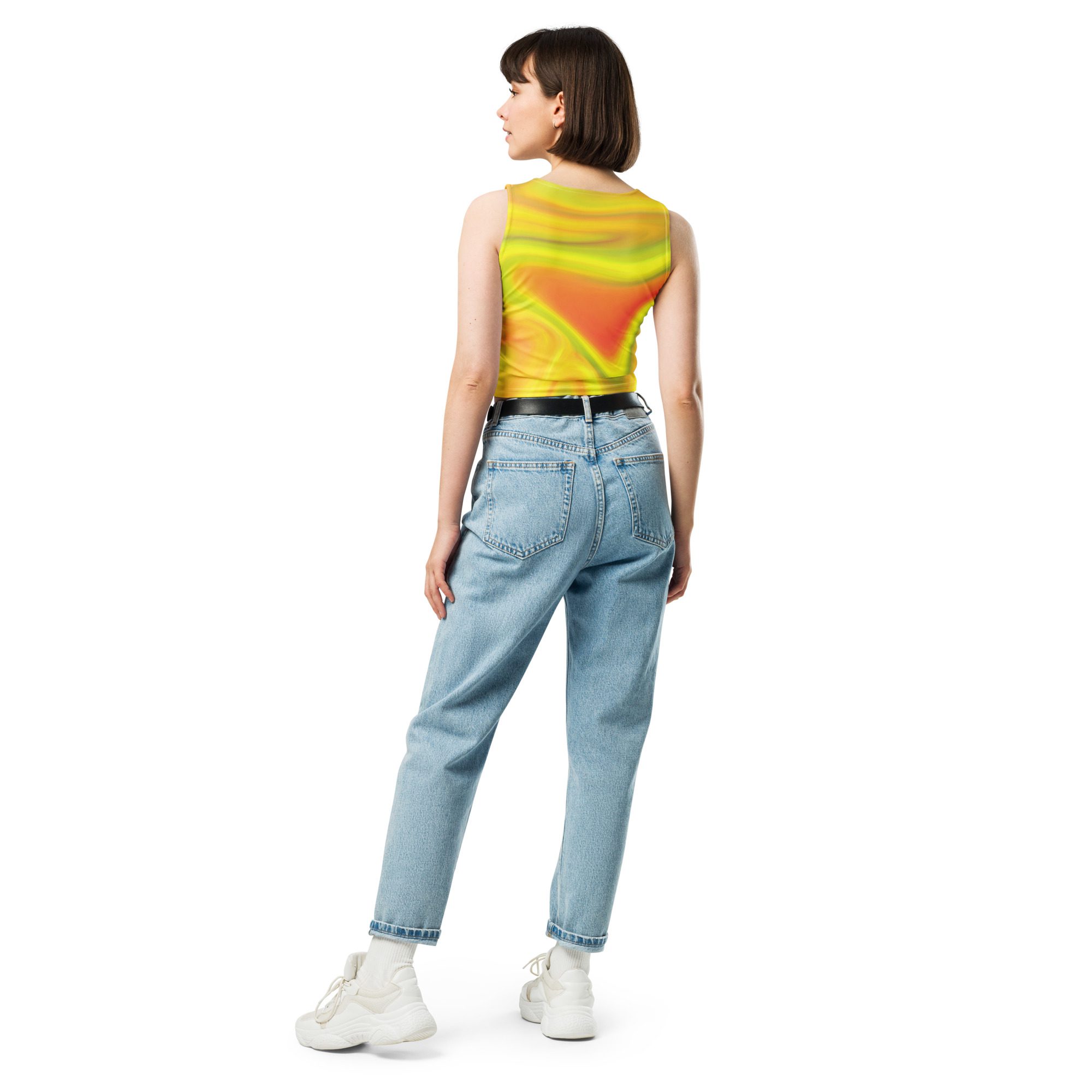 Solar Flow — All-Over Print Crop Top - Image 5