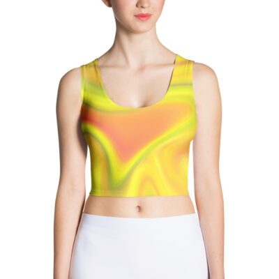 Solar Flow — All-Over Print Crop Top