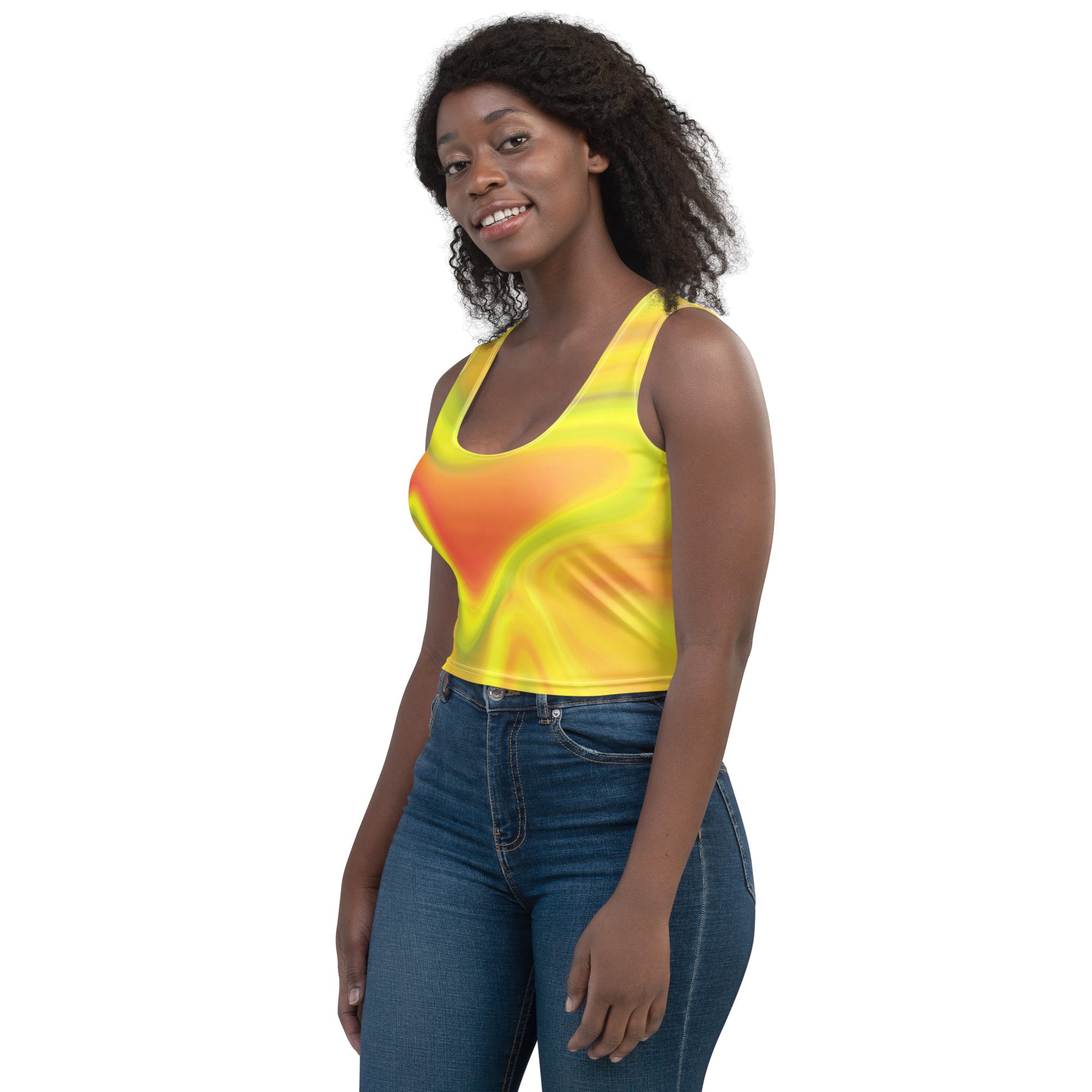 Solar Flow — All-Over Print Crop Top - Image 8