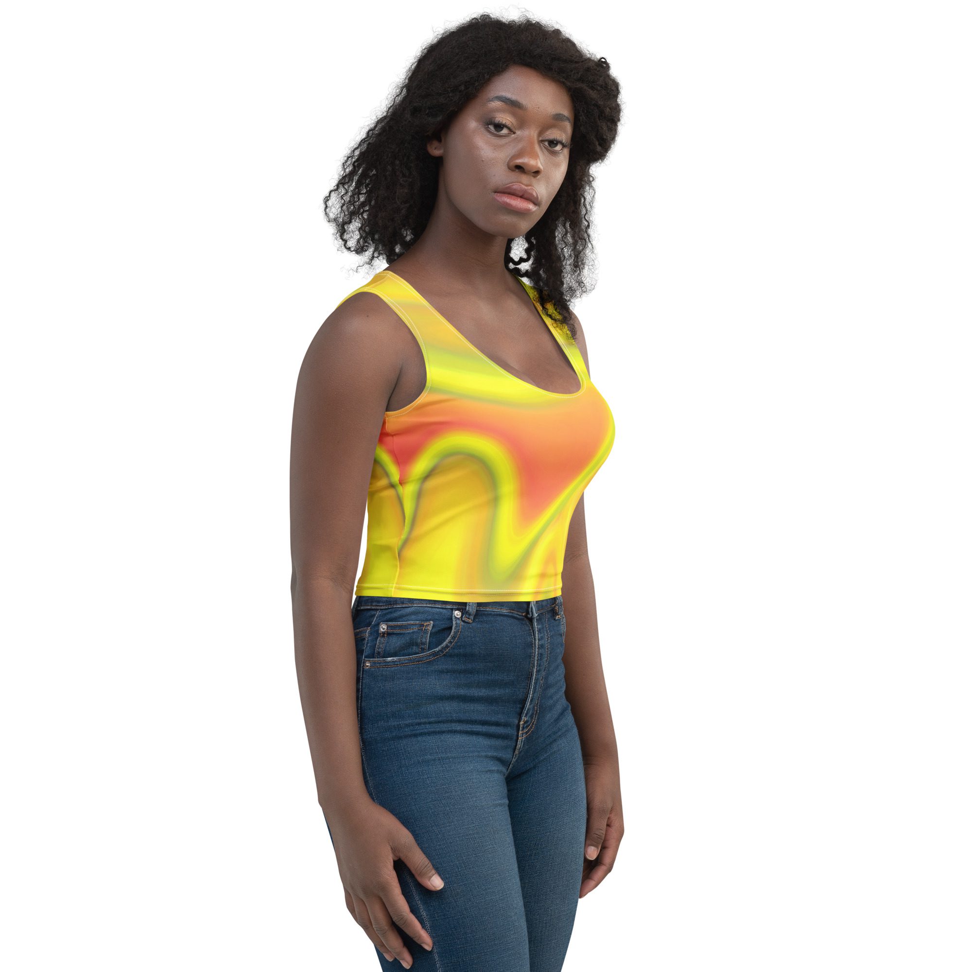 Solar Flow — All-Over Print Crop Top - Image 9