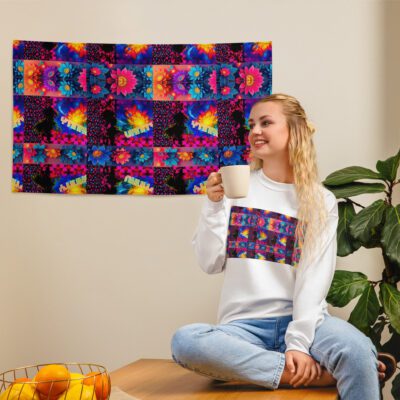 Psychedelic’s Bloomed Supernova Galaxies – Wall Flag