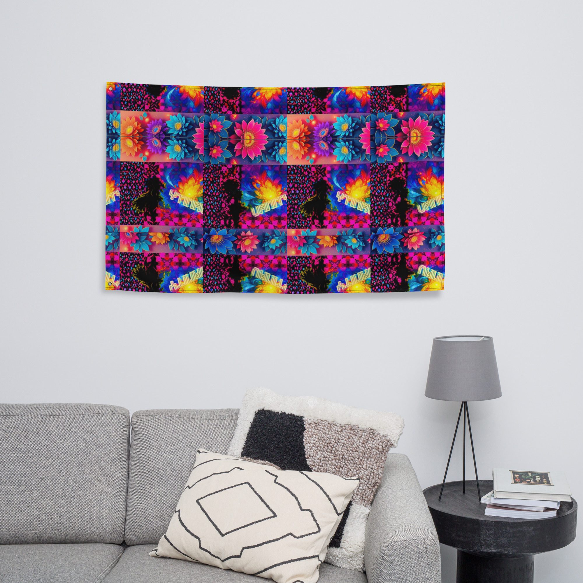 Psychedelic’s Bloomed Supernova Galaxies – Wall Flag - Image 9