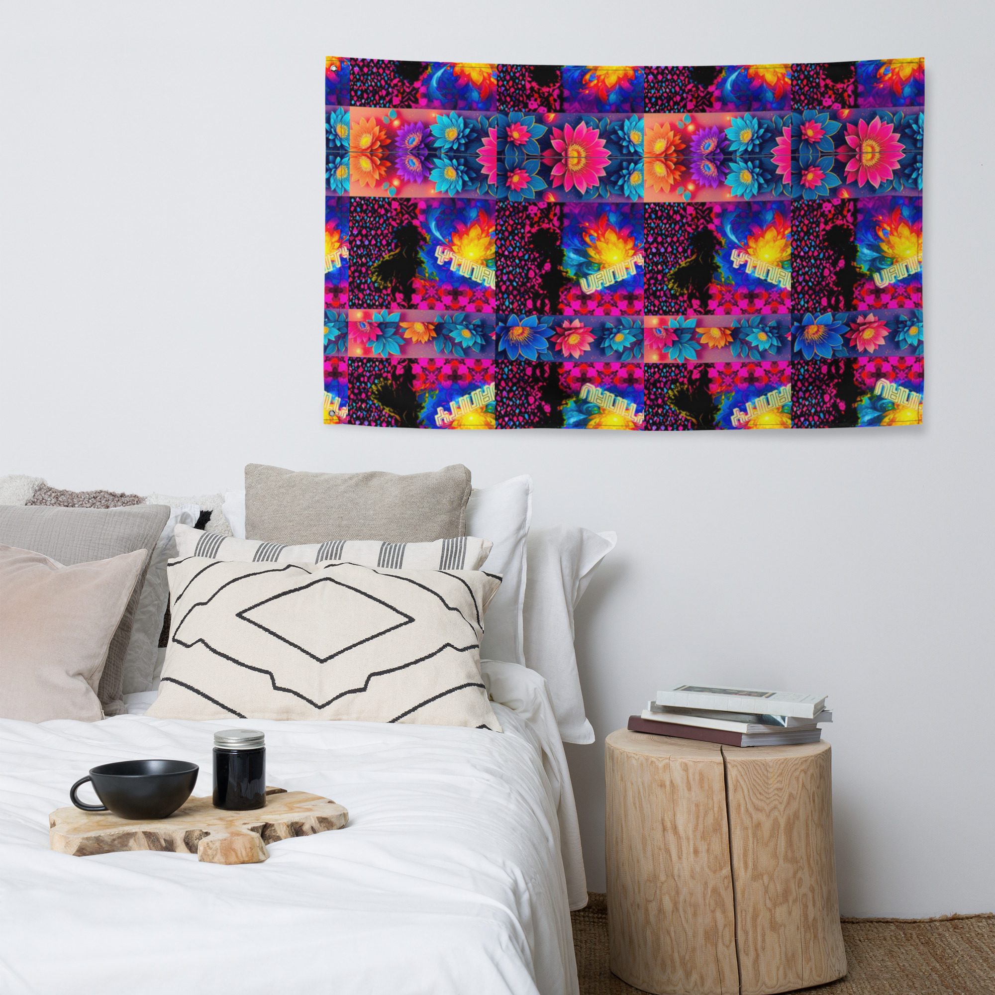 Psychedelic’s Bloomed Supernova Galaxies – Wall Flag - Image 12