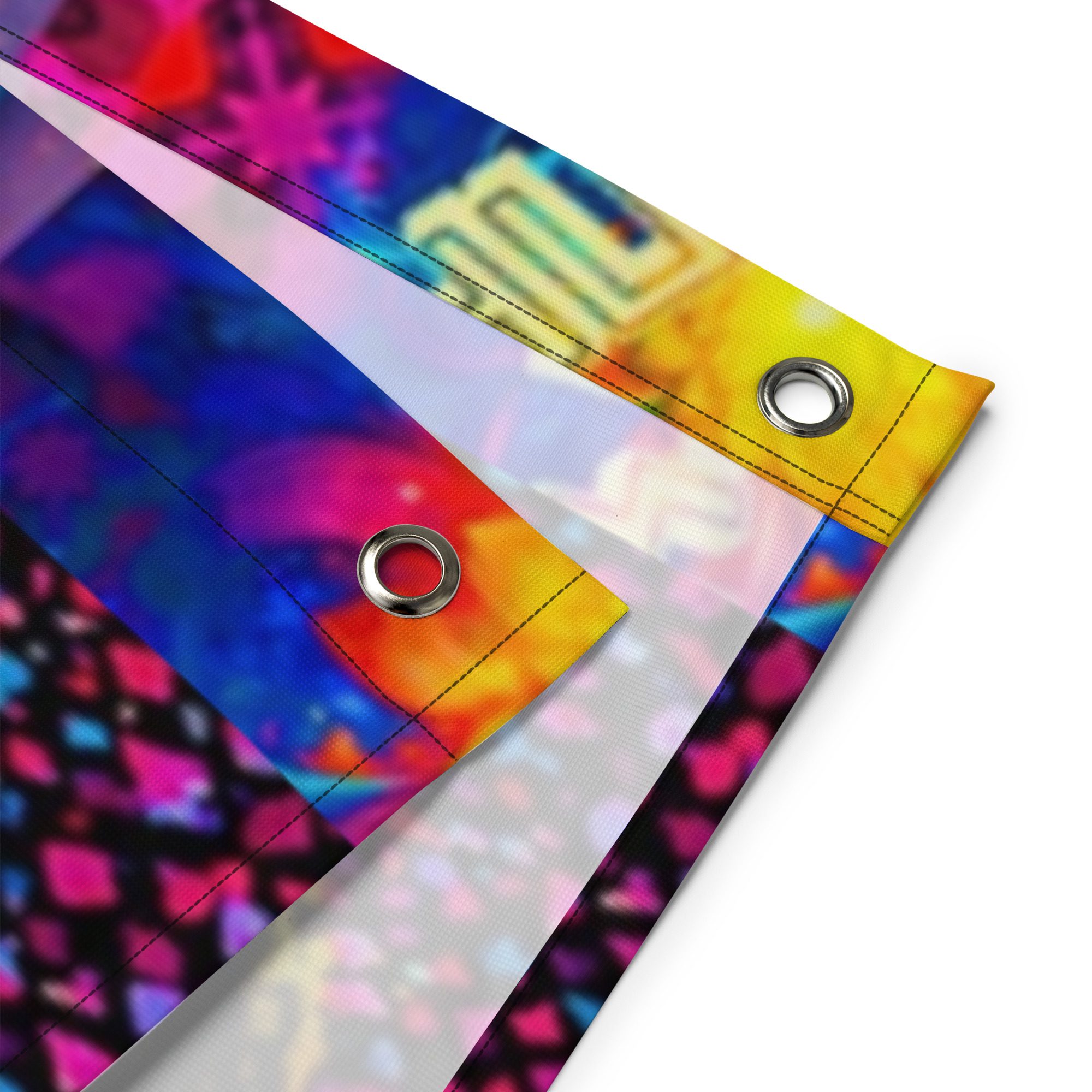 Psychedelic’s Bloomed Supernova Galaxies – Wall Flag - Image 4