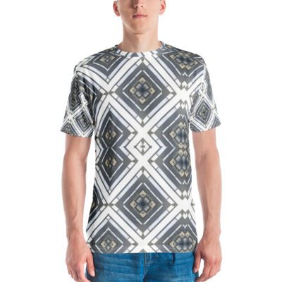 Industrial Echo — Men’s All-Over Print Crew Neck T-Shirt