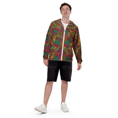 Earthen Rose’s Pulse — Men’s Windbreaker
