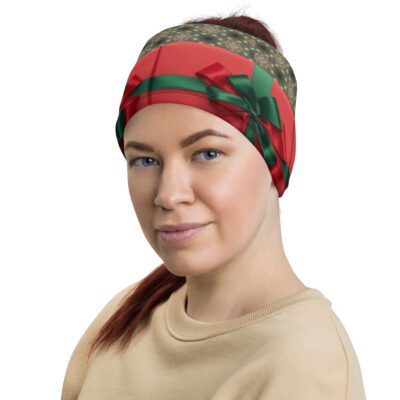 Holiday Ribbon Reverie — Neck Gaiter