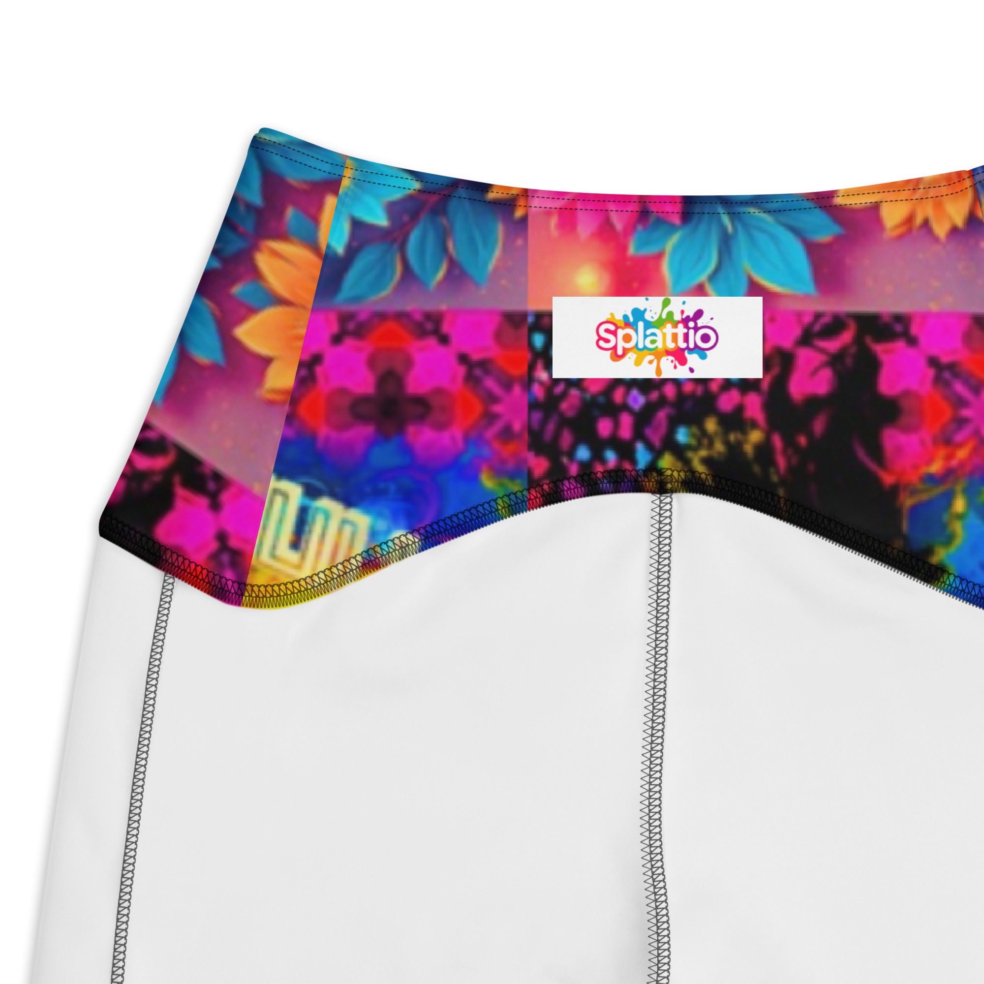 Psychedelic’s Bloomed Supernova Galaxies – Leggings with Pockets - Image 20