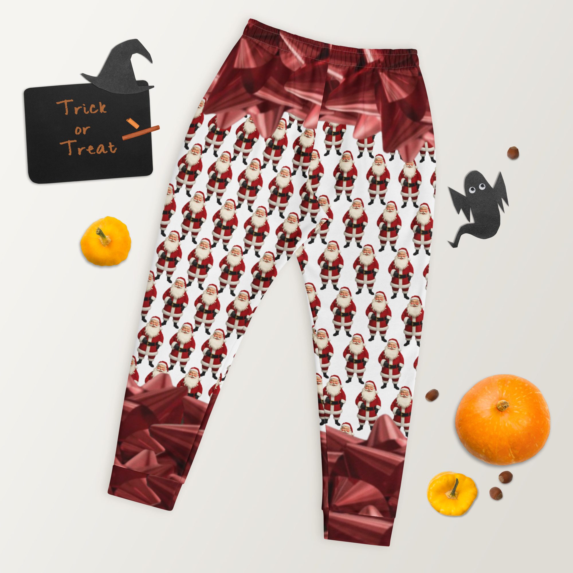 Santa’s Squad Ugly Christmas Men’s All-Over Print Joggers - Image 5