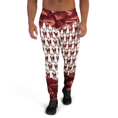 Santa’s Squad Ugly Christmas Men’s All-Over Print Joggers