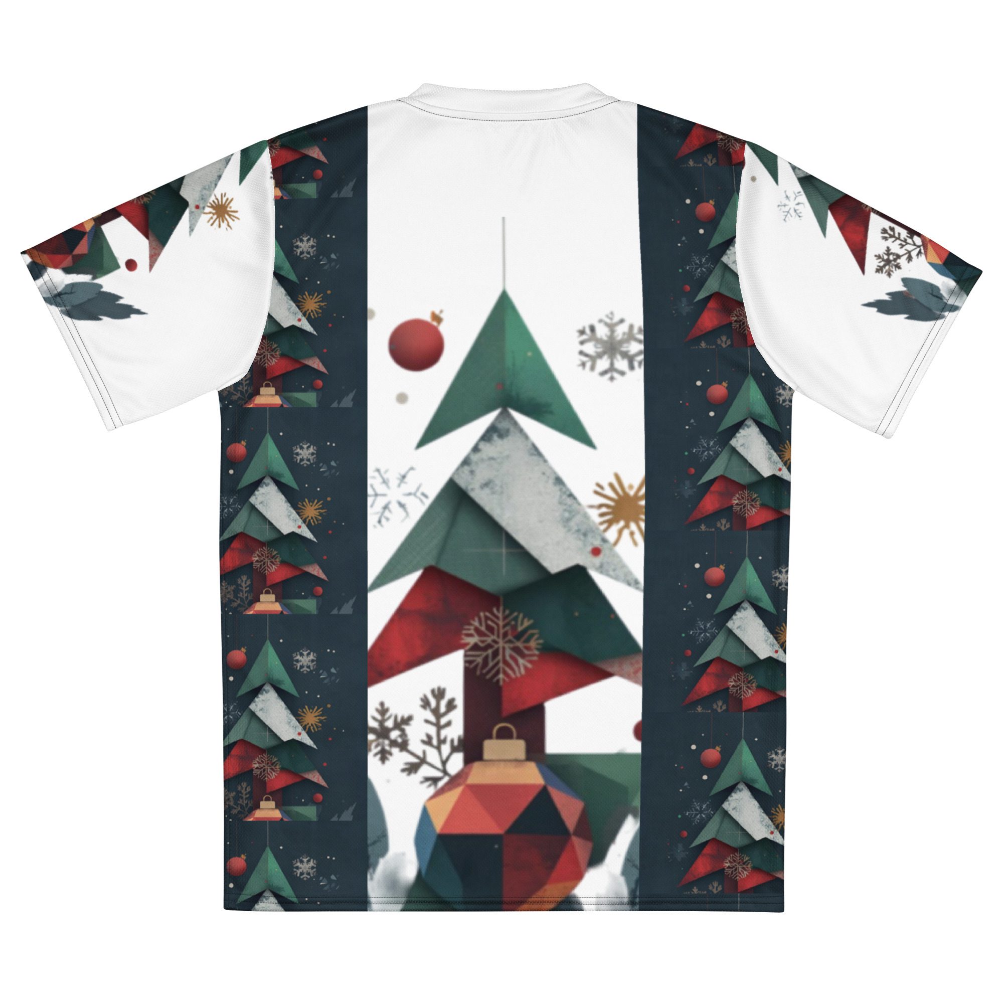 Nordic Pines Canopy – Recycled Unisex Sports Jersey - Image 12