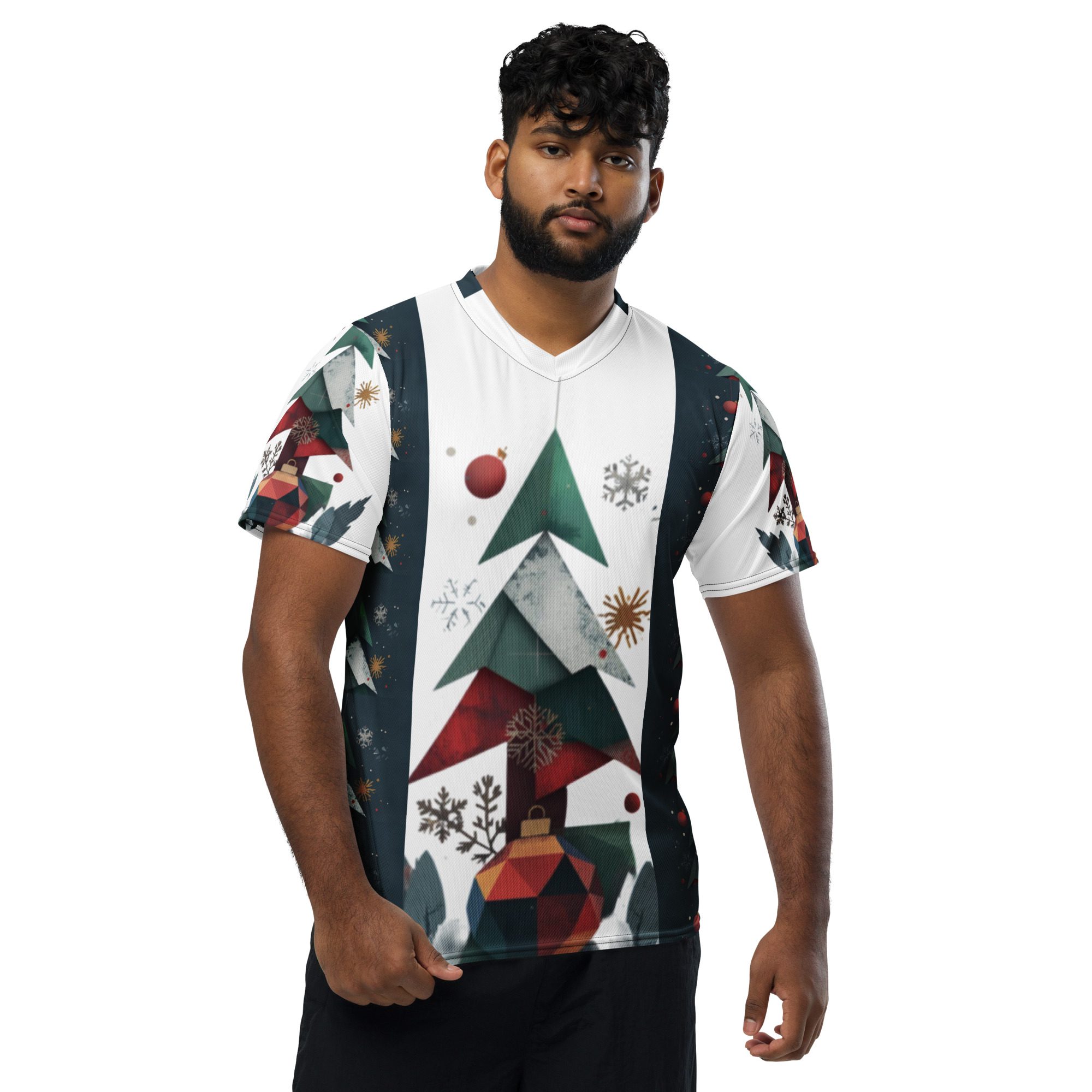 Nordic Pines Canopy – Recycled Unisex Sports Jersey