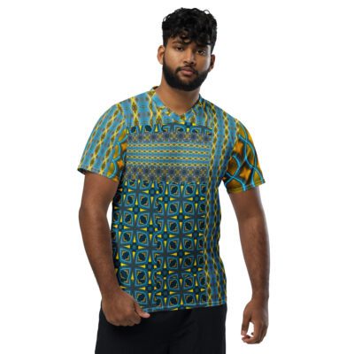 The Aurora’s Pulse – Recycled Unisex Sports Jersey